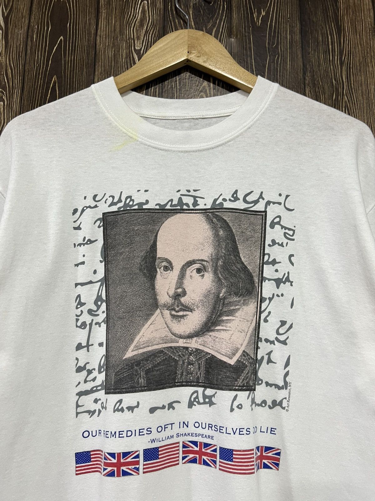 Vintage Vintage Art William Shakespeare Tshirt Size US L / EU 52-54 / 3 - 2 Thumbnail