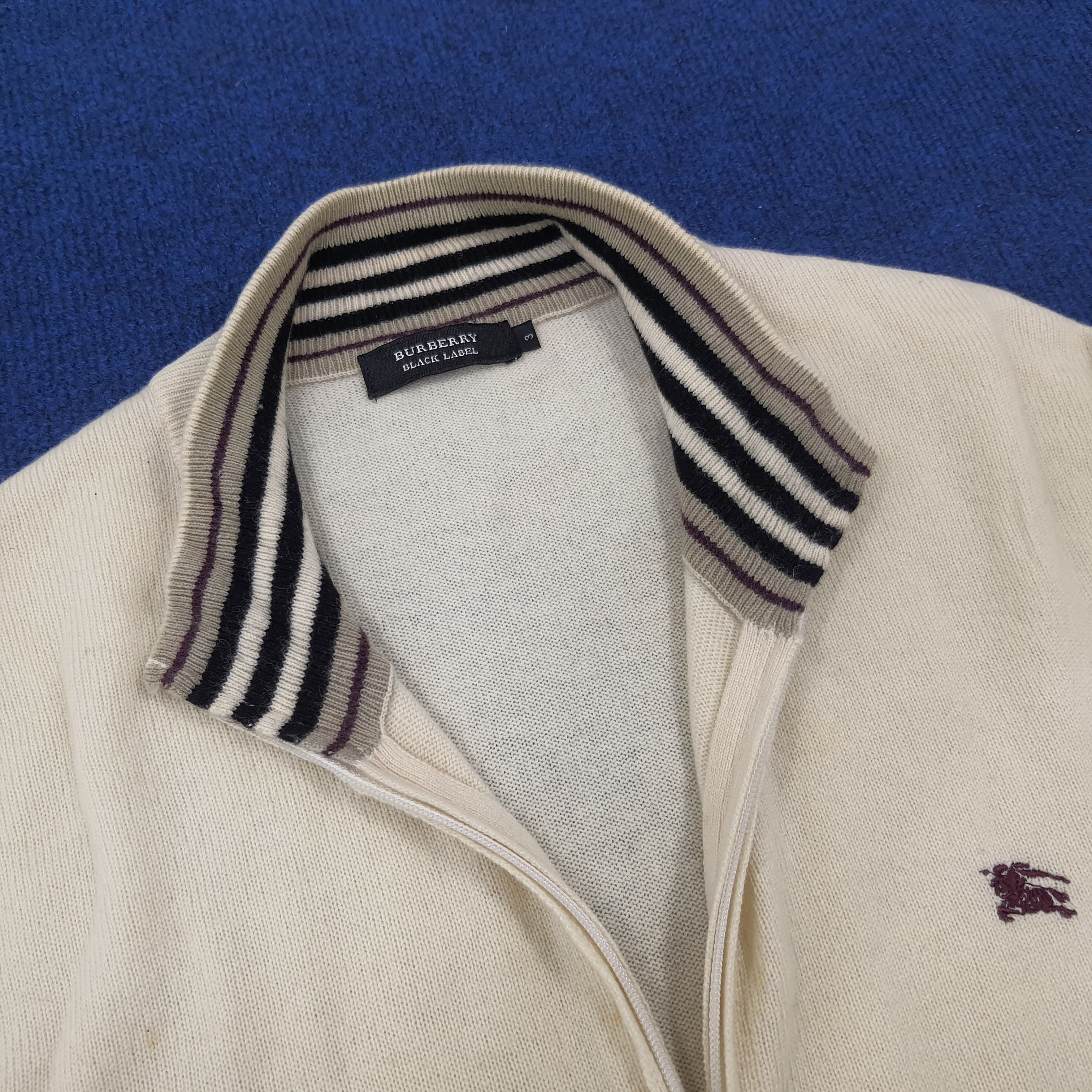 Burberry × Vintage Vintage Burberry Black Label Zipper Sweatshirt Size US S / EU 44-46 / 1 - 4 Thumbnail