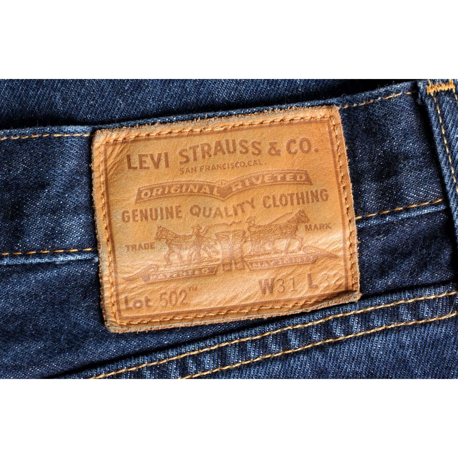 Levi's LEVI’S 502 Jeans Men Tapered PREMIUM Big E W31 L31 DZ7728 Size US 31 - 5 Thumbnail