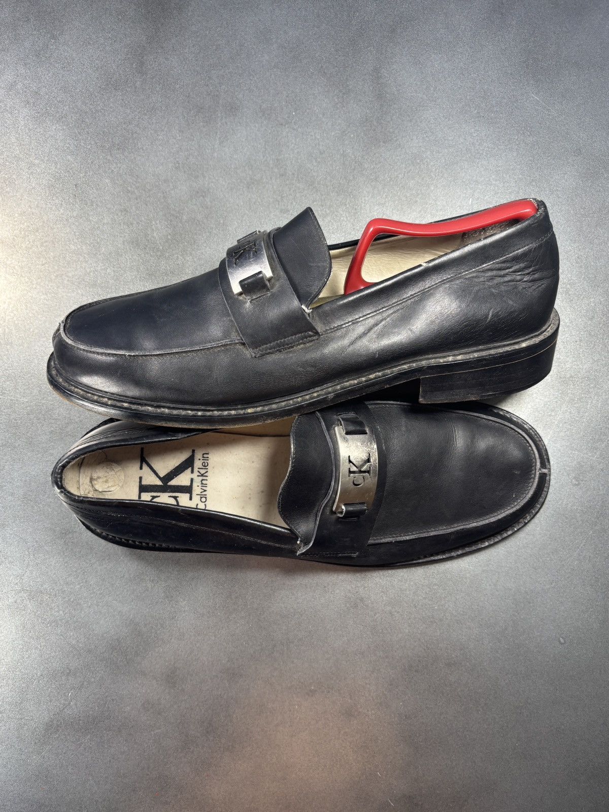 Calvin Klein Vintage Calvin Klein Loafers 1990s CK Made in Italy Leather Size US 9 / EU 42 - 2 Thumbnail