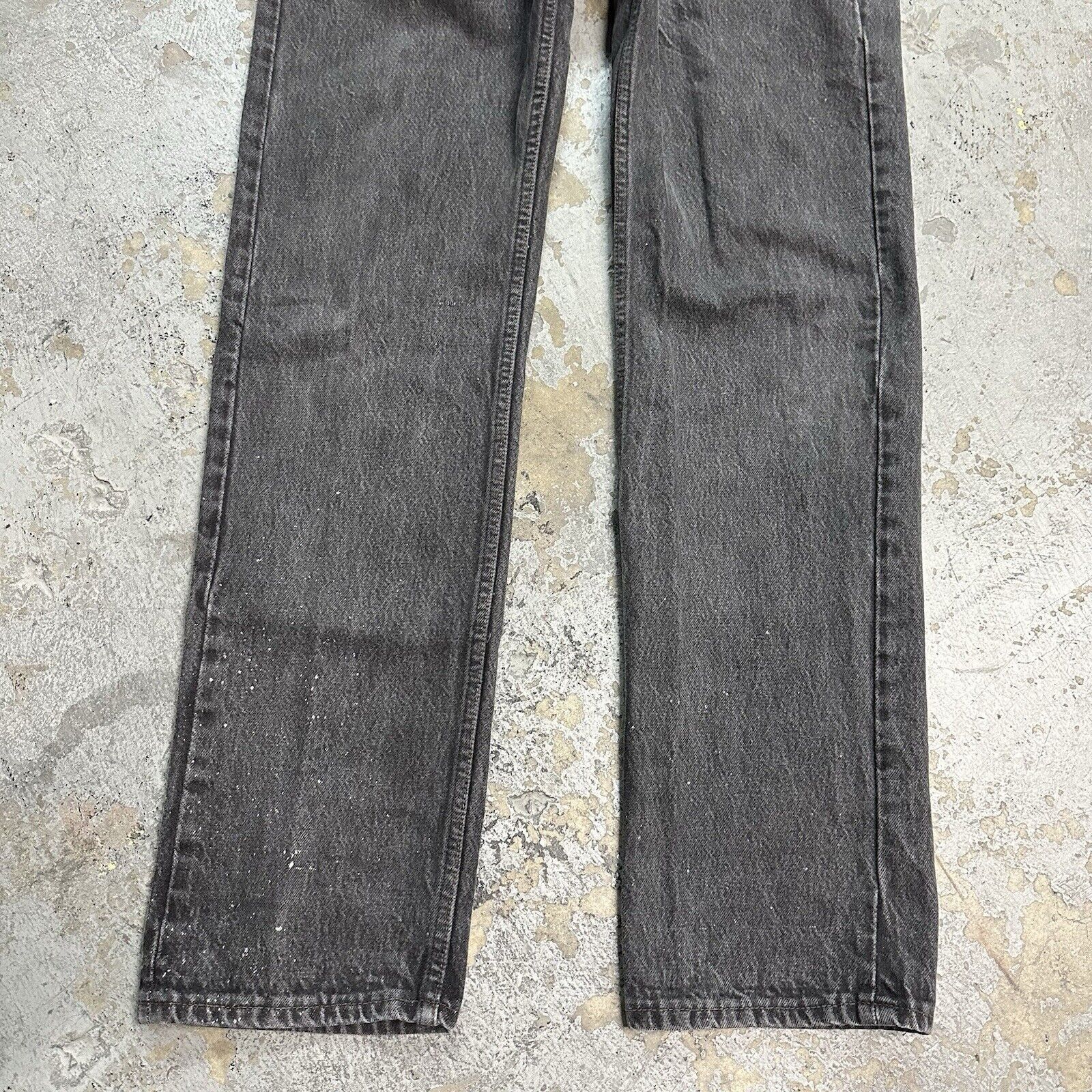 Levi's × Vintage Vintage 90s Levi’s 501 Faded Black Denim Jeans Size 33x34 Size US 33 - 3 Thumbnail