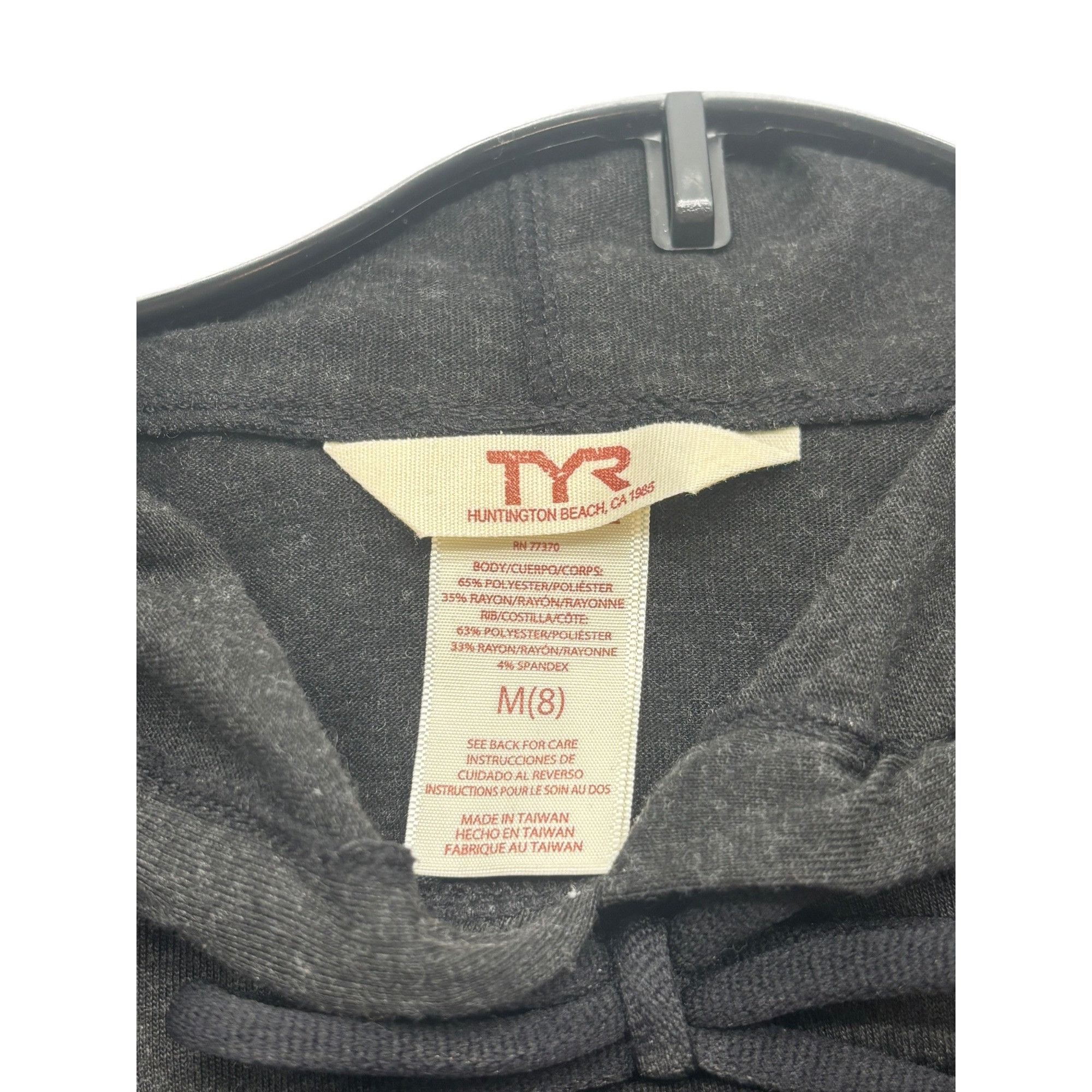 Other TYR women’s Santorini Off Shore Hoodie, Black, M (8) Size M / US 6-8 / IT 42-44 - 6 Thumbnail