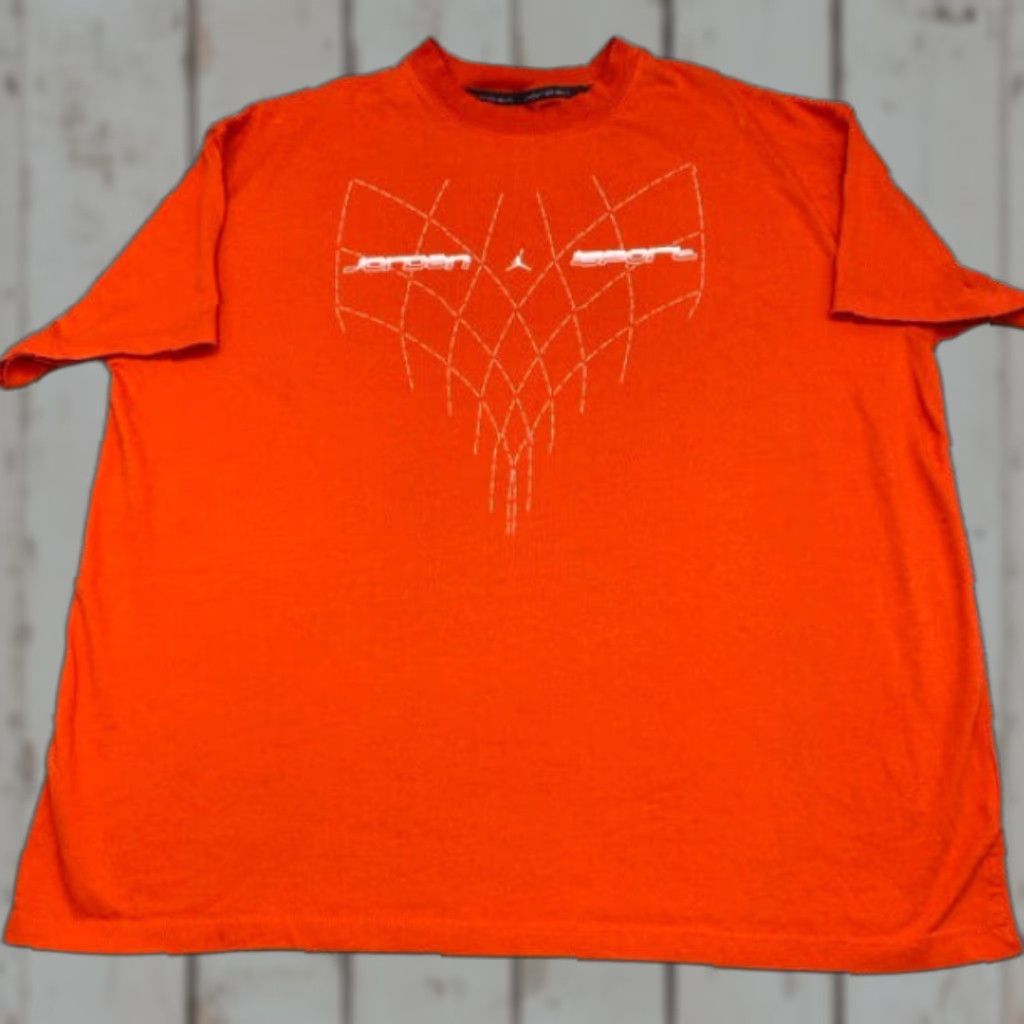 Nike **Nike Air Jordan Men's XL Orange Basketball T-Shirt Graphic** User: **Vintage Nike Air Jordan Men's XL Orange Basketball T-Shirt Graphic** Size US XL / EU 56 / 4 - 1 Thumbnail