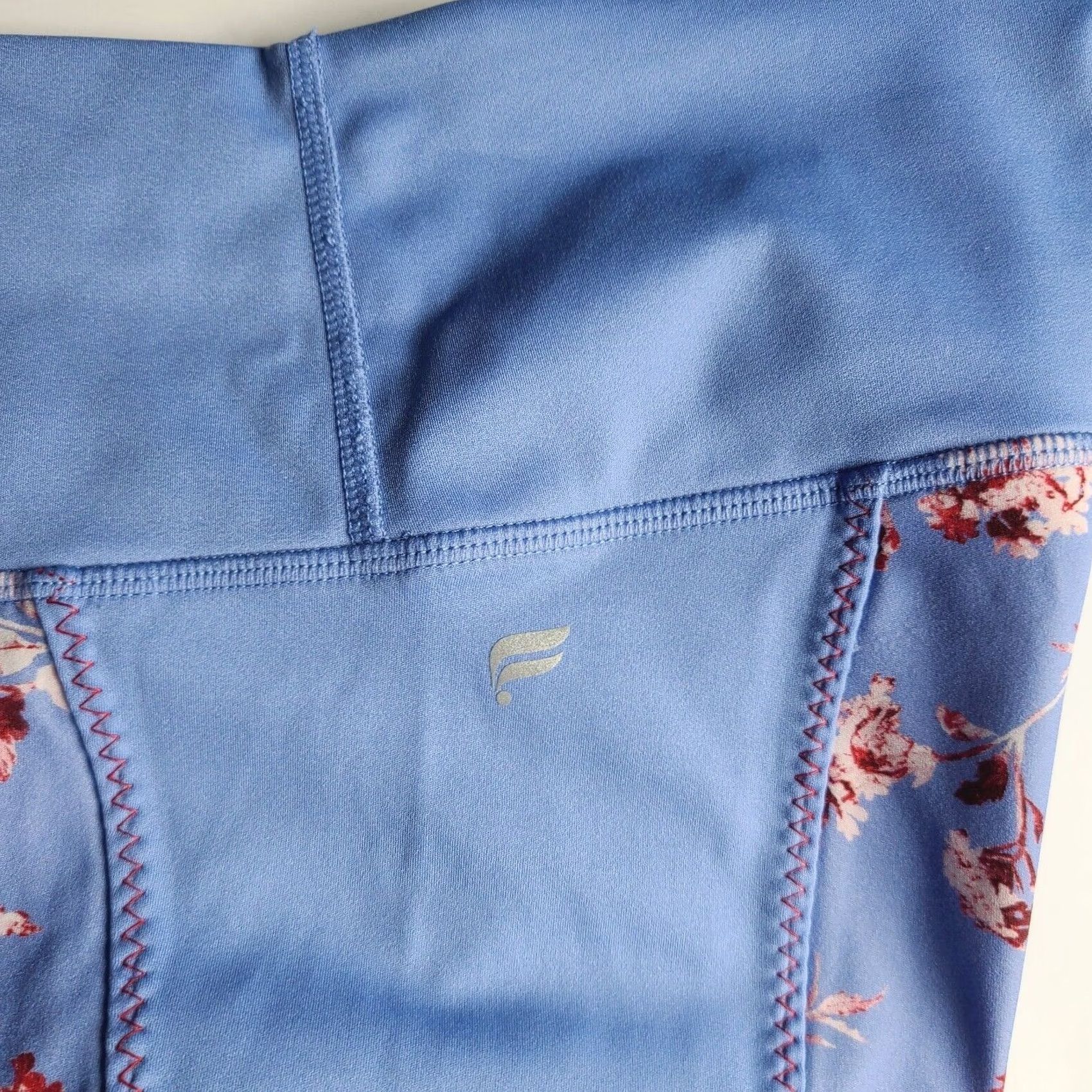 Fabletics Fabletics Motion365 Colorblock Leggings - 7/8 - High-Waisted - Bloom Crystal Blue - M - Women Size 32" / US 10 / IT 46 - 7 Thumbnail