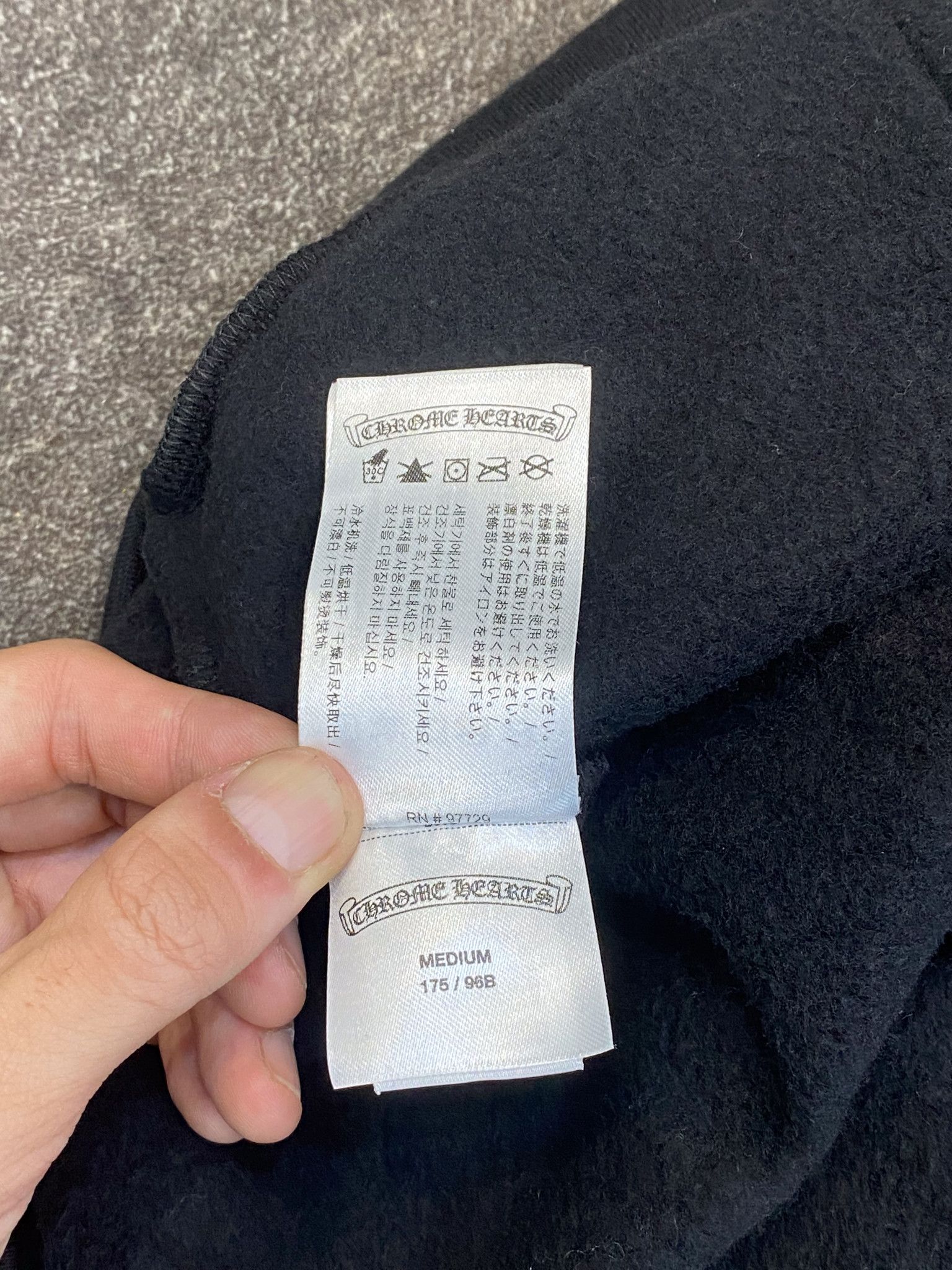 Chrome Hearts CHROME HEARTS LA Exclusive Hoodie BLACK Size US M / EU 48-50 / 2 - 9 Thumbnail