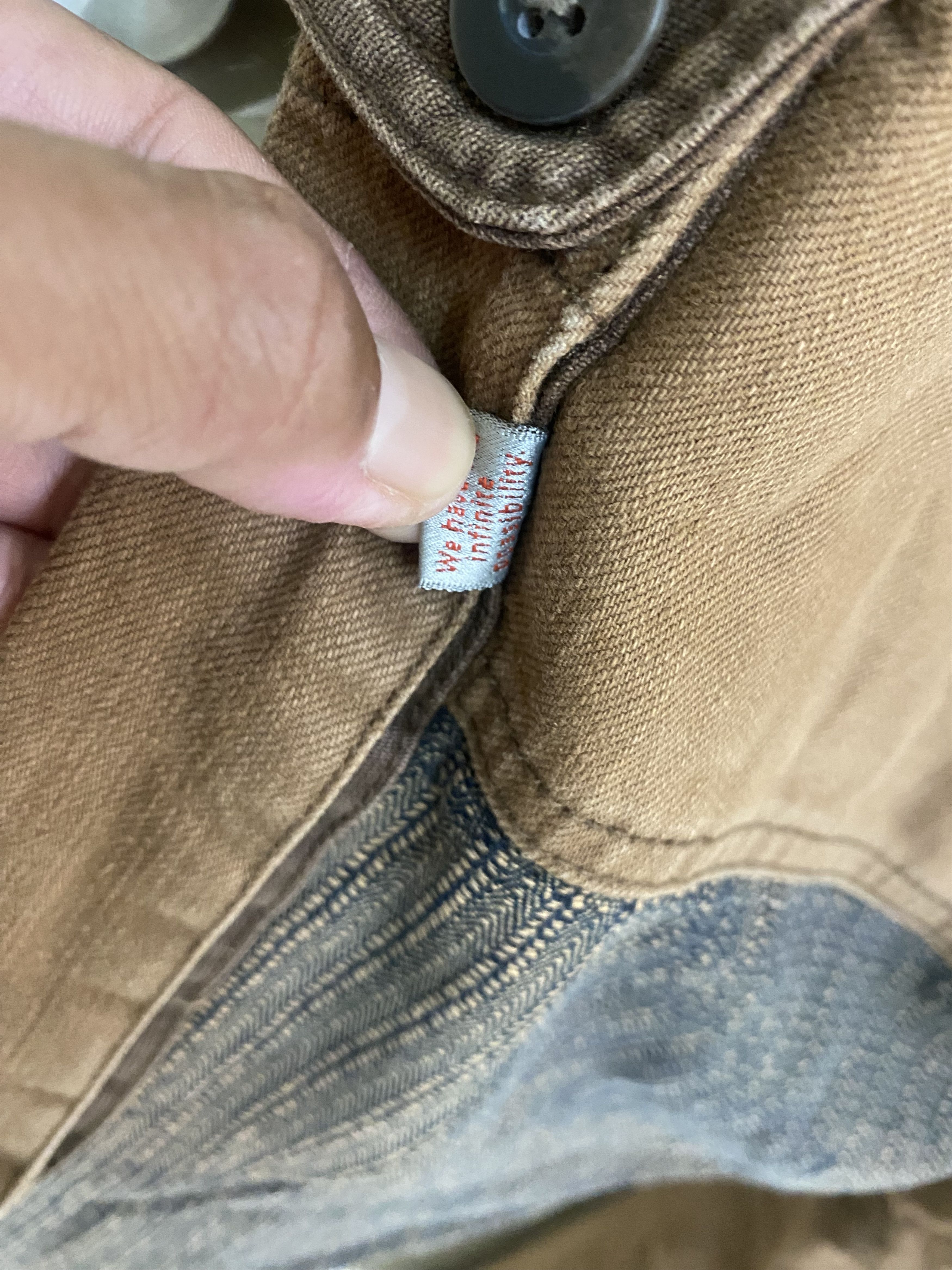 If Six Was Nine 291295 Homme Cargo Multipocket Jeans Size US 31 - 9 Thumbnail