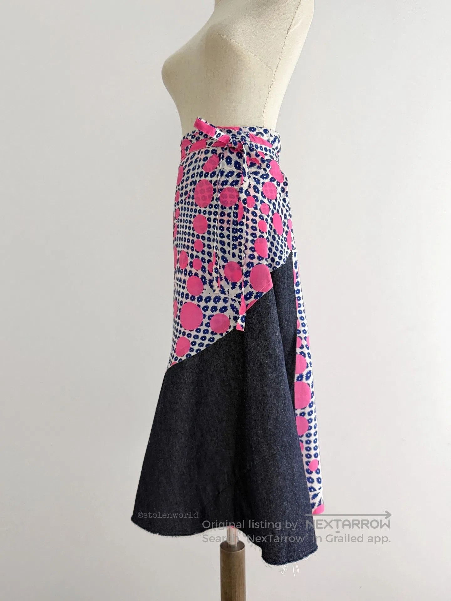 Comme des Garcons Comme des Garçons Polka Dot Wrap Skirt. Size 31" - 8 Thumbnail