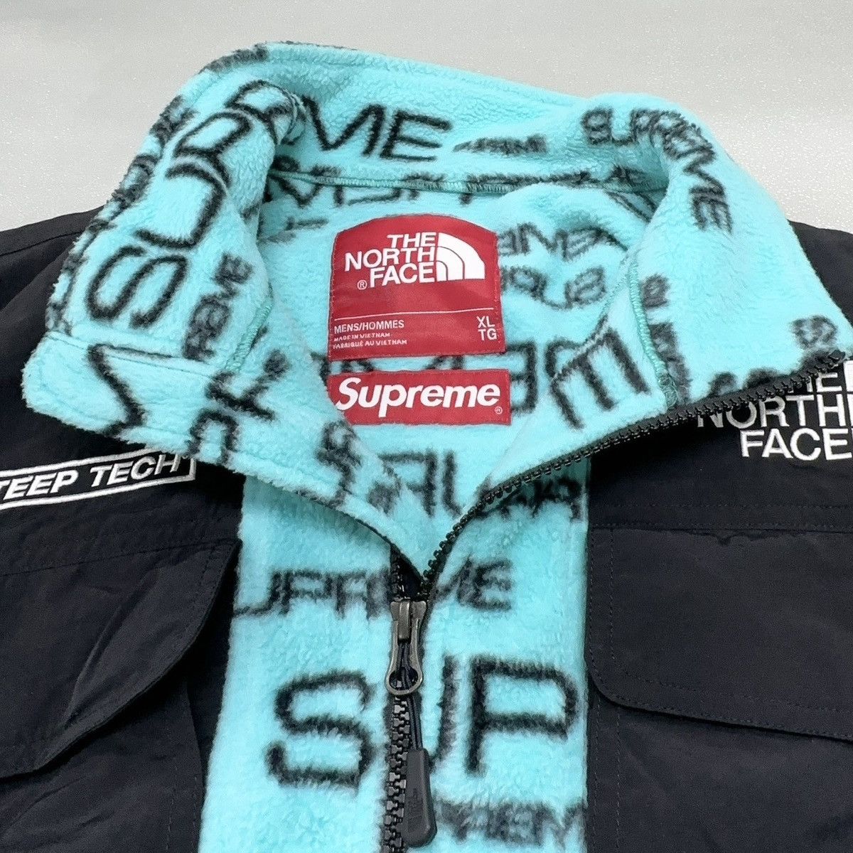 Supreme × The North Face Supreme x The North Face Steep Tech Fleece Jacket in teal Size US XL / EU 56 / 4 - 4 Thumbnail