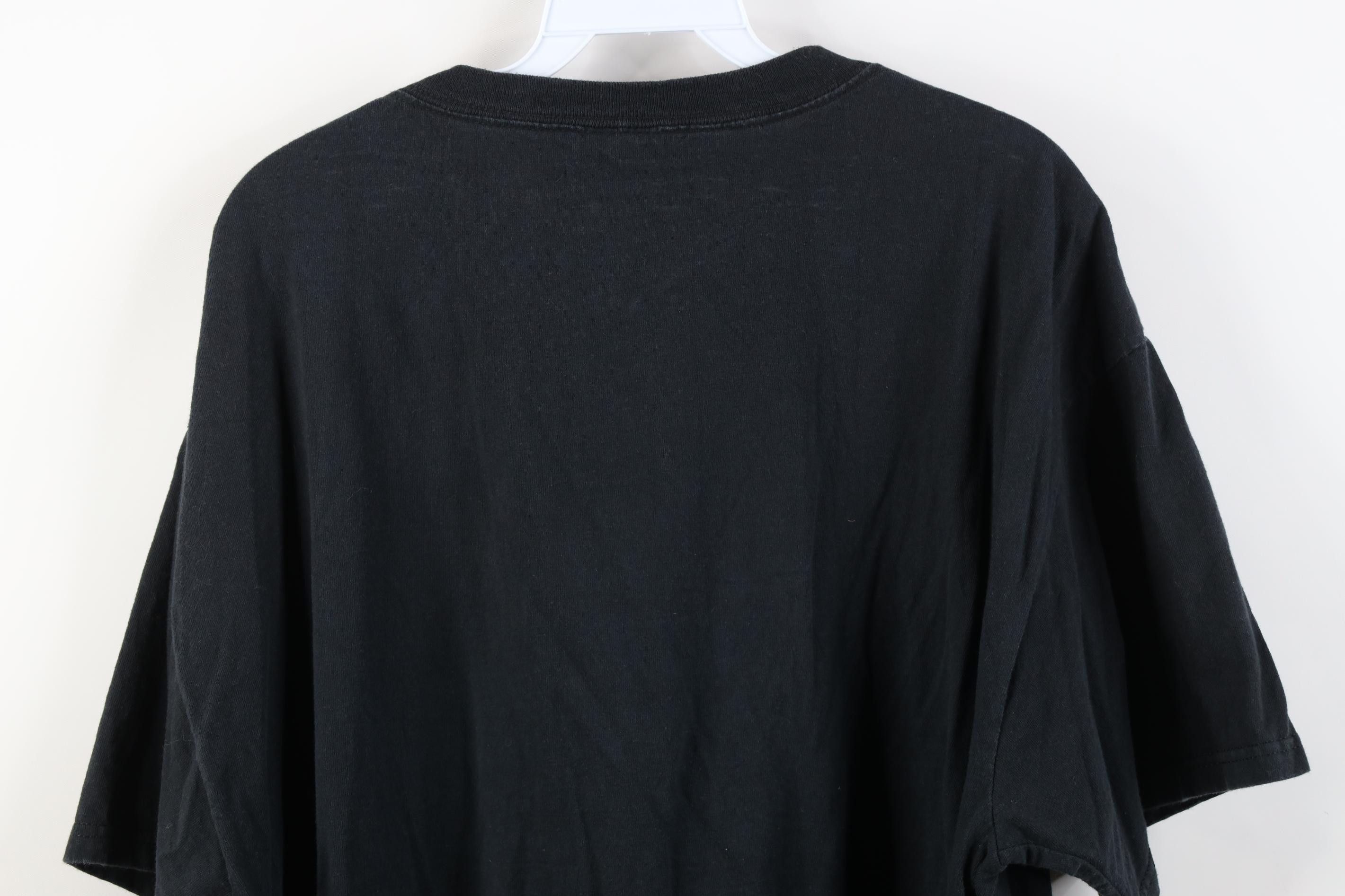 Vintage Vintage 90s Rusk Artist Short Sleeve T-Shirt Black Cotton Size US XL / EU 56 / 4 - 14 Thumbnail