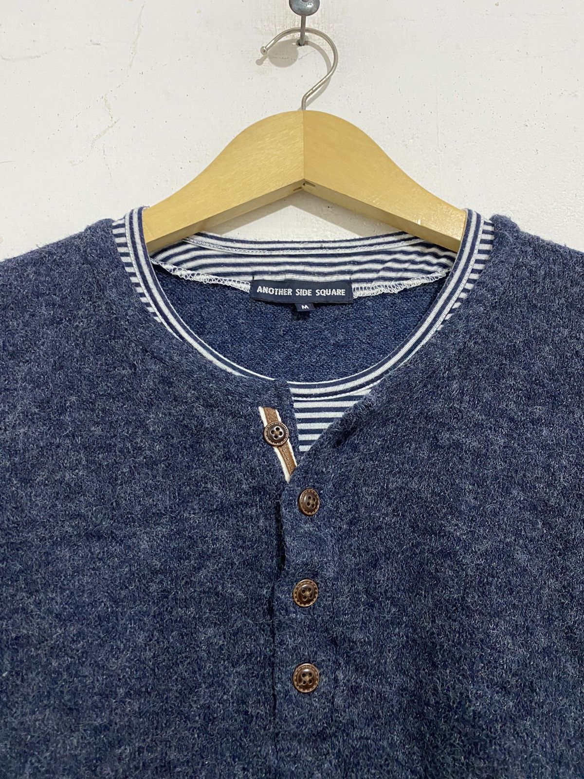 If Six Was Nine × Japanese Brand × Le Grande Bleu (L.G.B.) 💸BINDINGOFFER💸Anotherside longsleeve knitted double layer Size US M / EU 48-50 / 2 - 2 Thumbnail