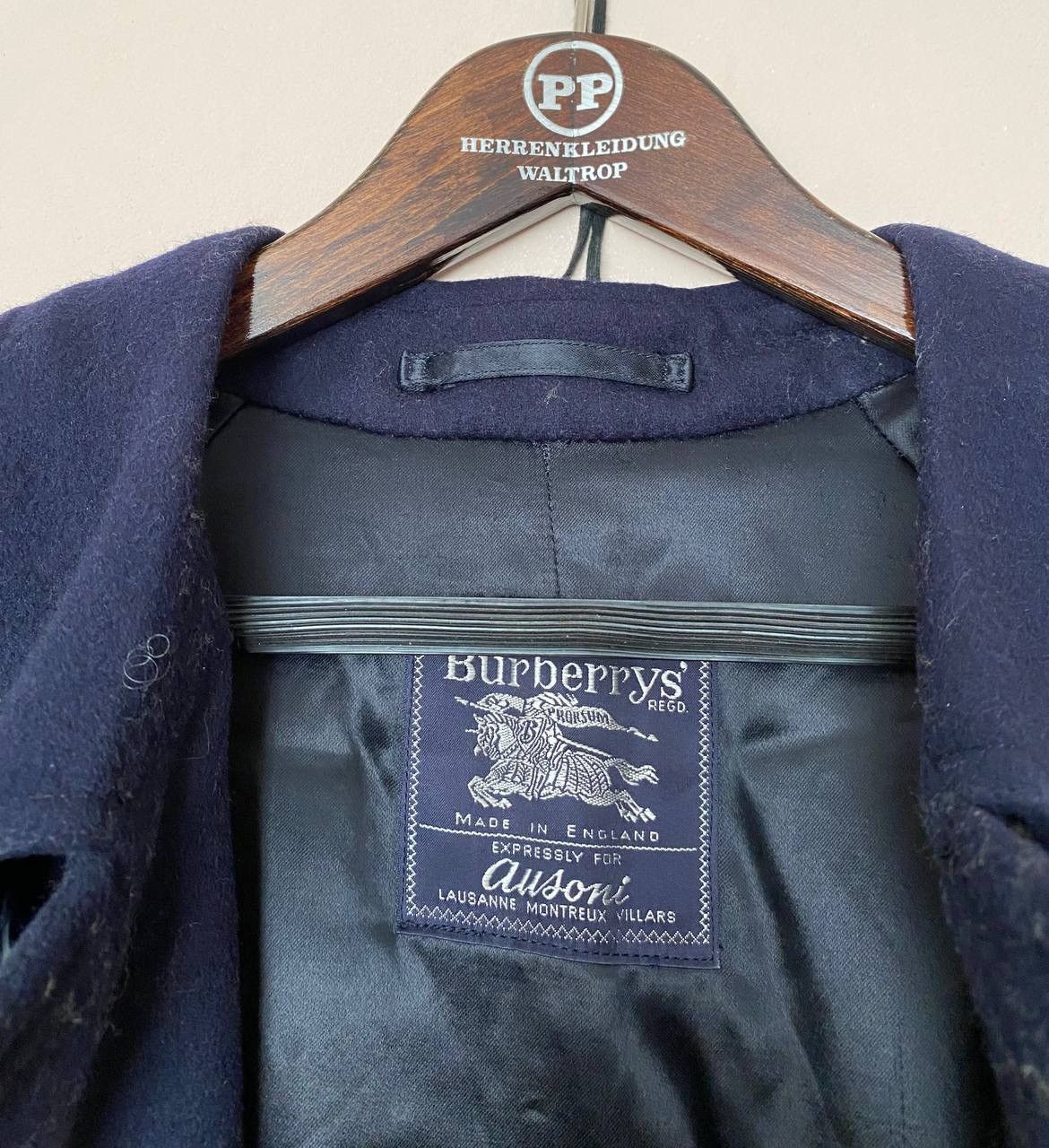 Burberry Vintage Burberrys wool coat Size US XL / EU 56 / 4 - 14 Thumbnail