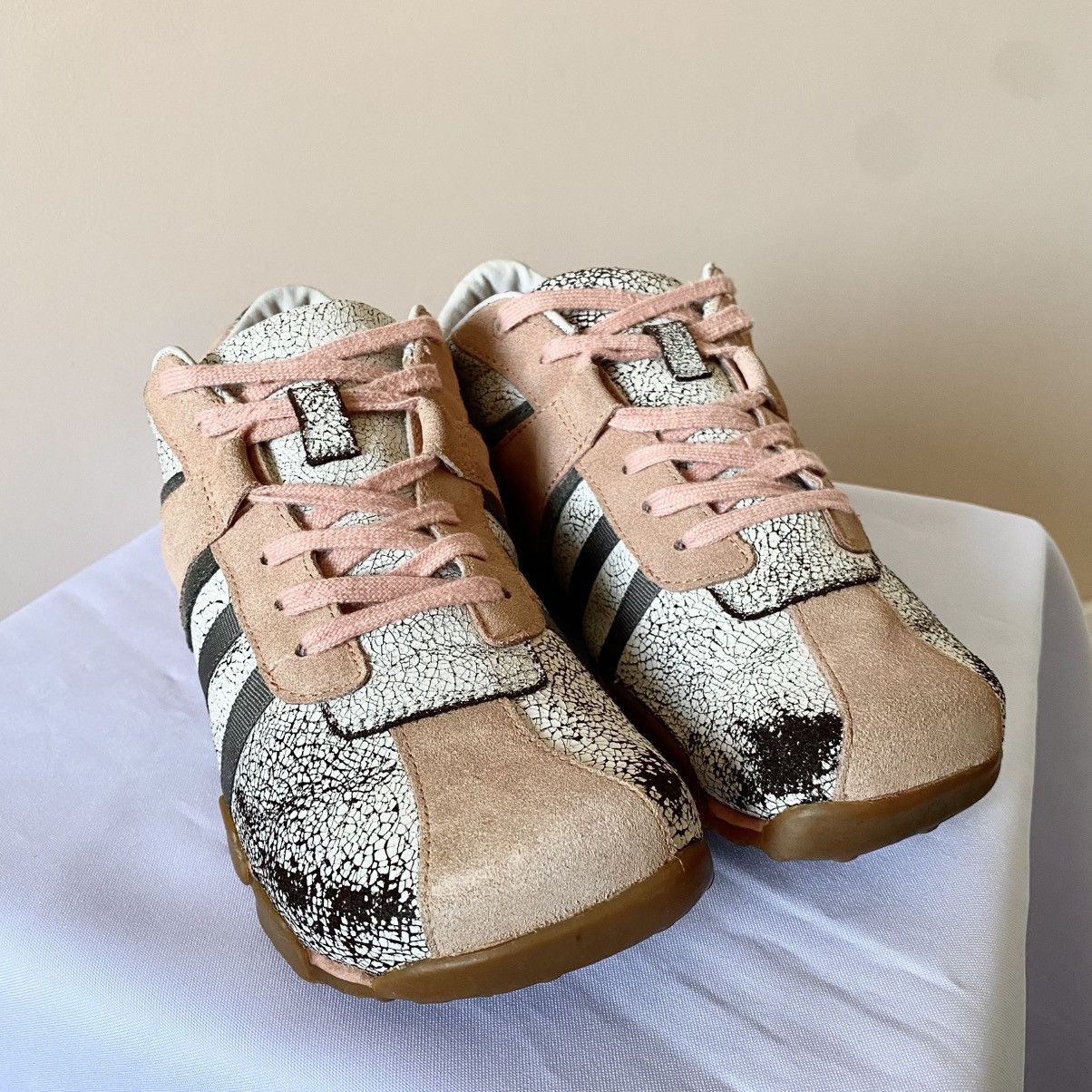 Diesel Archive Diesel Anneke Painted Maison Margiela Vibe Shoes Y2K Size US 7 / EU 40 - 4 Thumbnail
