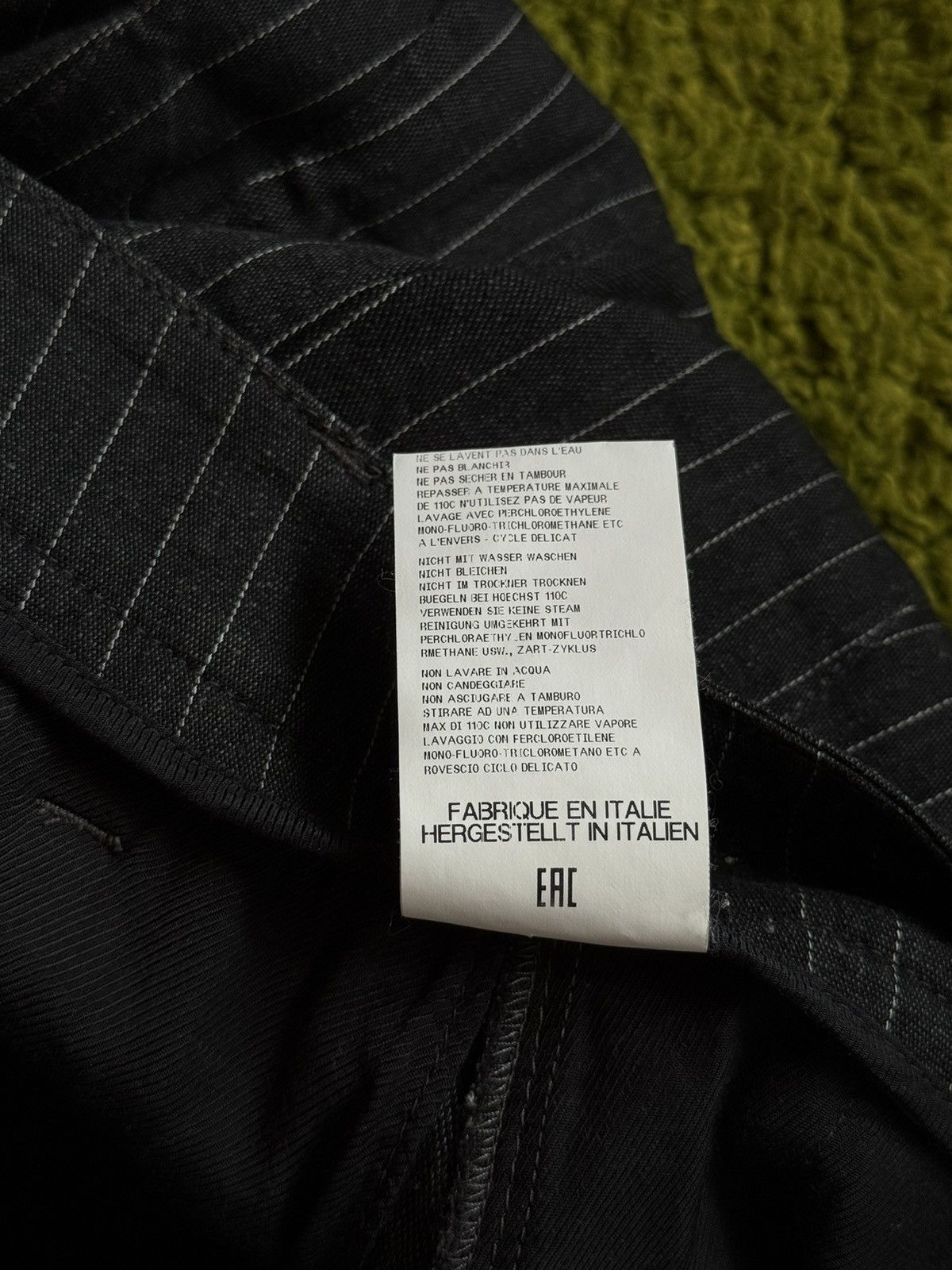 Hysteric Glamour High Use avant garde striped Japanese gothic style pants Y2K Size 28" / US 6 / IT 42 - 9 Thumbnail