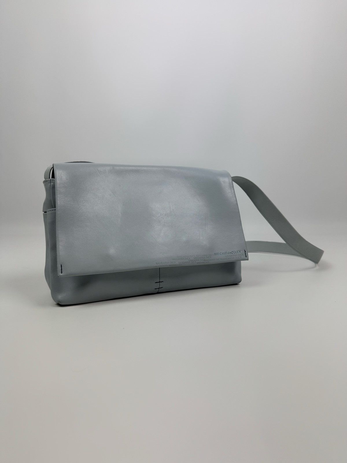 Mandarina Duck Leather Crossbody Shoulder Unisex Bag