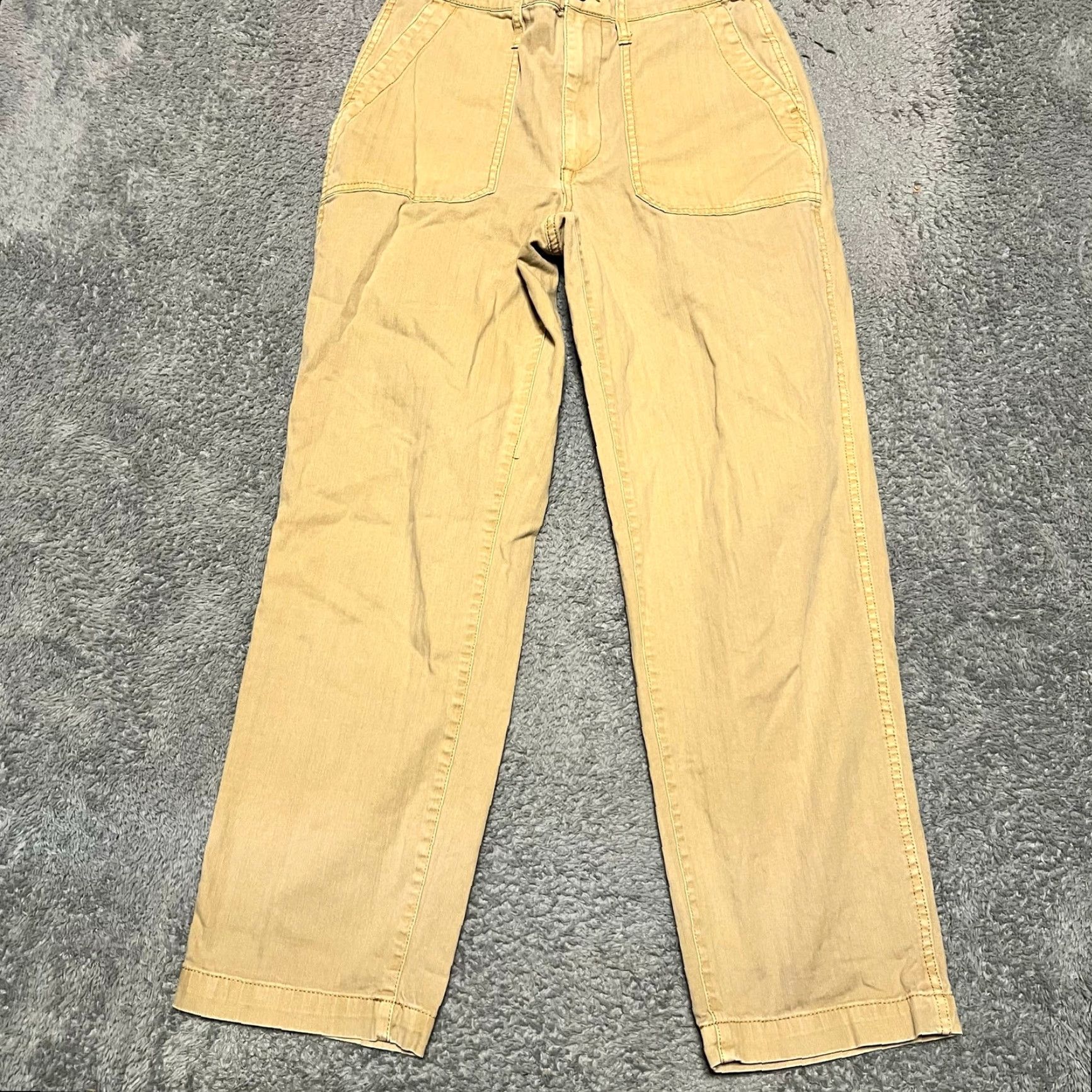 Madewell Madewell Pants Womens 27 The Perfect Vintage Straight Workwear Ankle 27 Regular Brown Womens NC368 Size 27" / US 4 / IT 40 - 2 Thumbnail