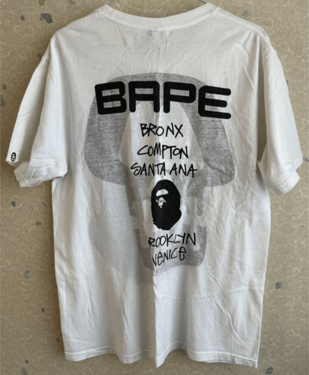 Bape STUSSY× A BATHING APE Collaboration T-shirt Size US L / EU 52-54 / 3 - 2 Thumbnail