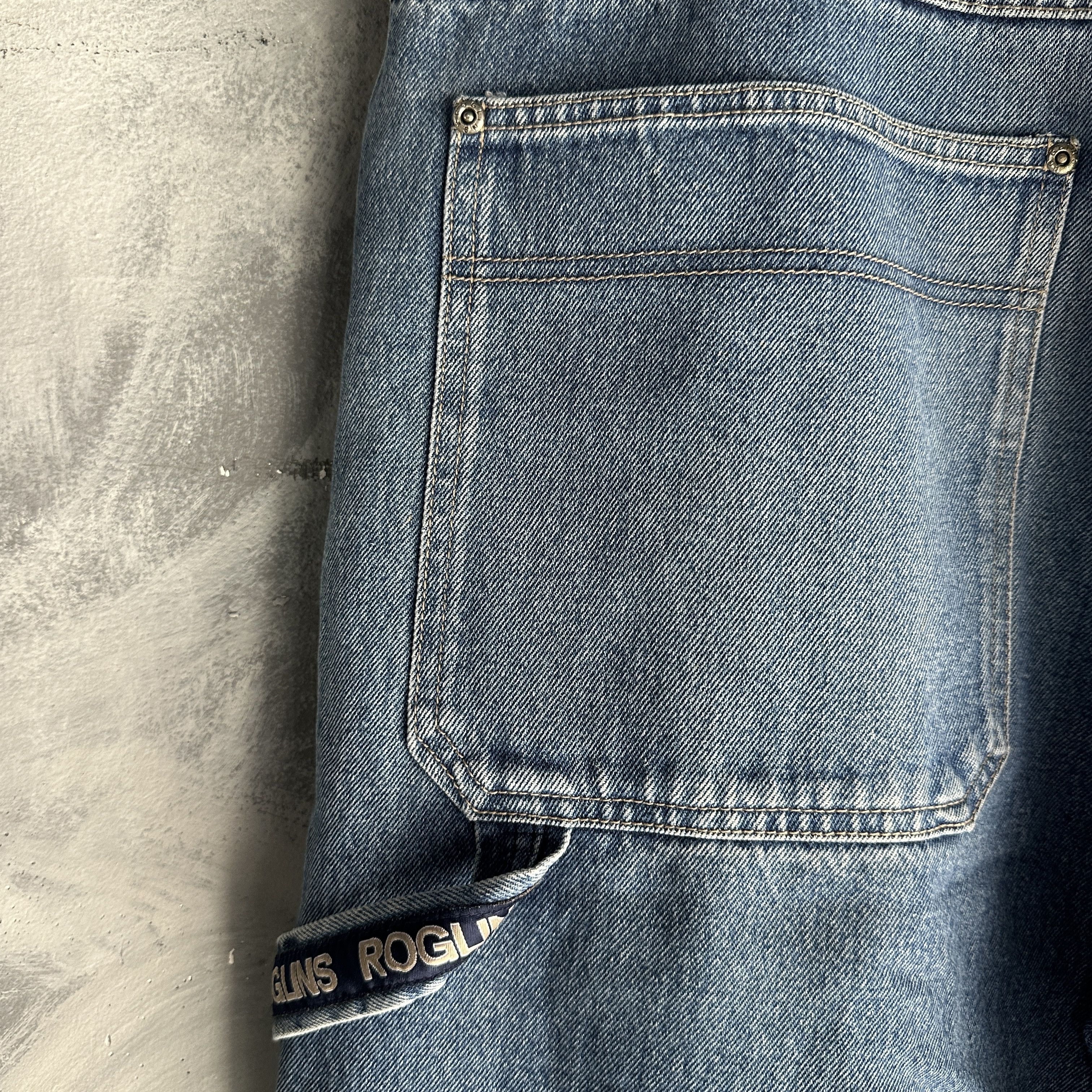 Other Vtg Y2K Super Baggy Jorts Grunge Skater Carpenter Roglins Size US 42 / EU 58 - 6 Thumbnail