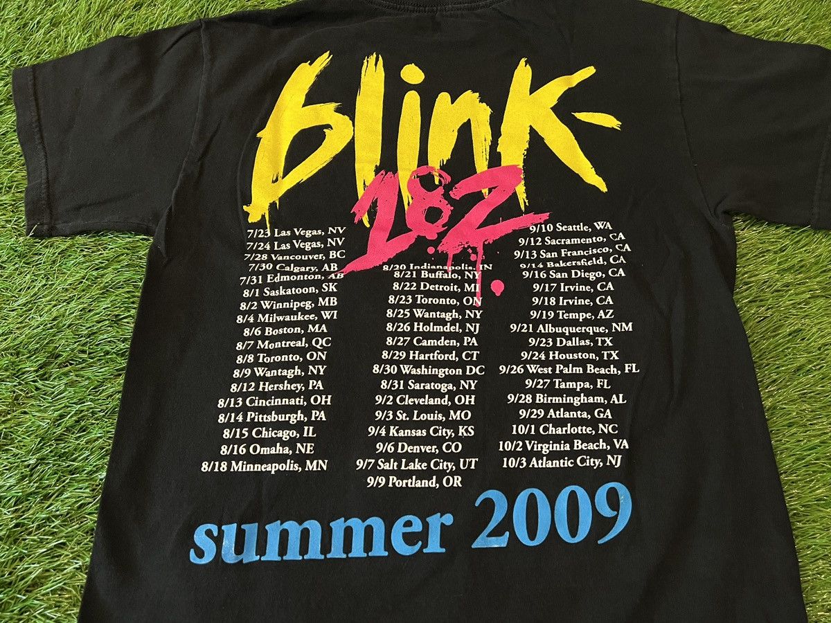 Band Tees Blink 182 Concert Tour Shirt Summer 2009 Band Double Sided Size US S / EU 44-46 / 1 - 5 Thumbnail