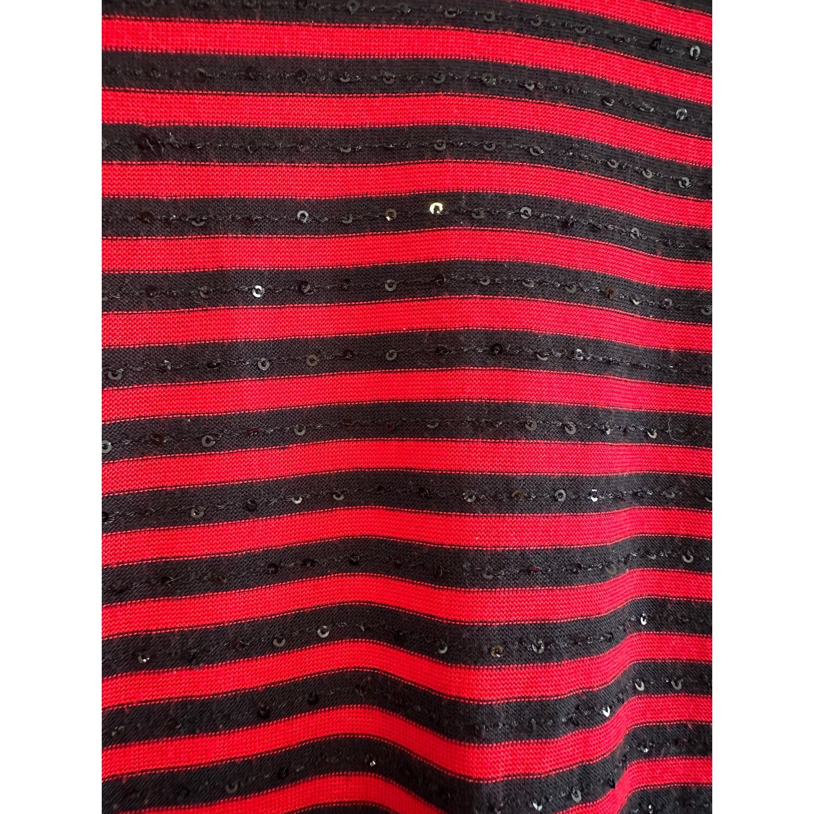 Express Express Stripe Scoop Back Sequin T-Shirt Dress size Large Size L / US 10 / IT 46 - 5 Thumbnail