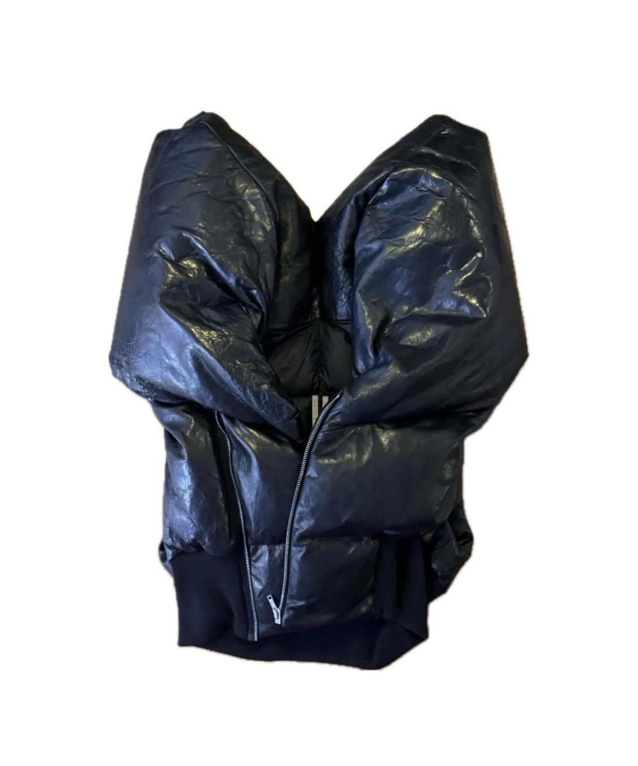 Rick Owens RICK OWENS PADDED LEATHER VEST Size US M / EU 48-50 / 2 - 2 Thumbnail