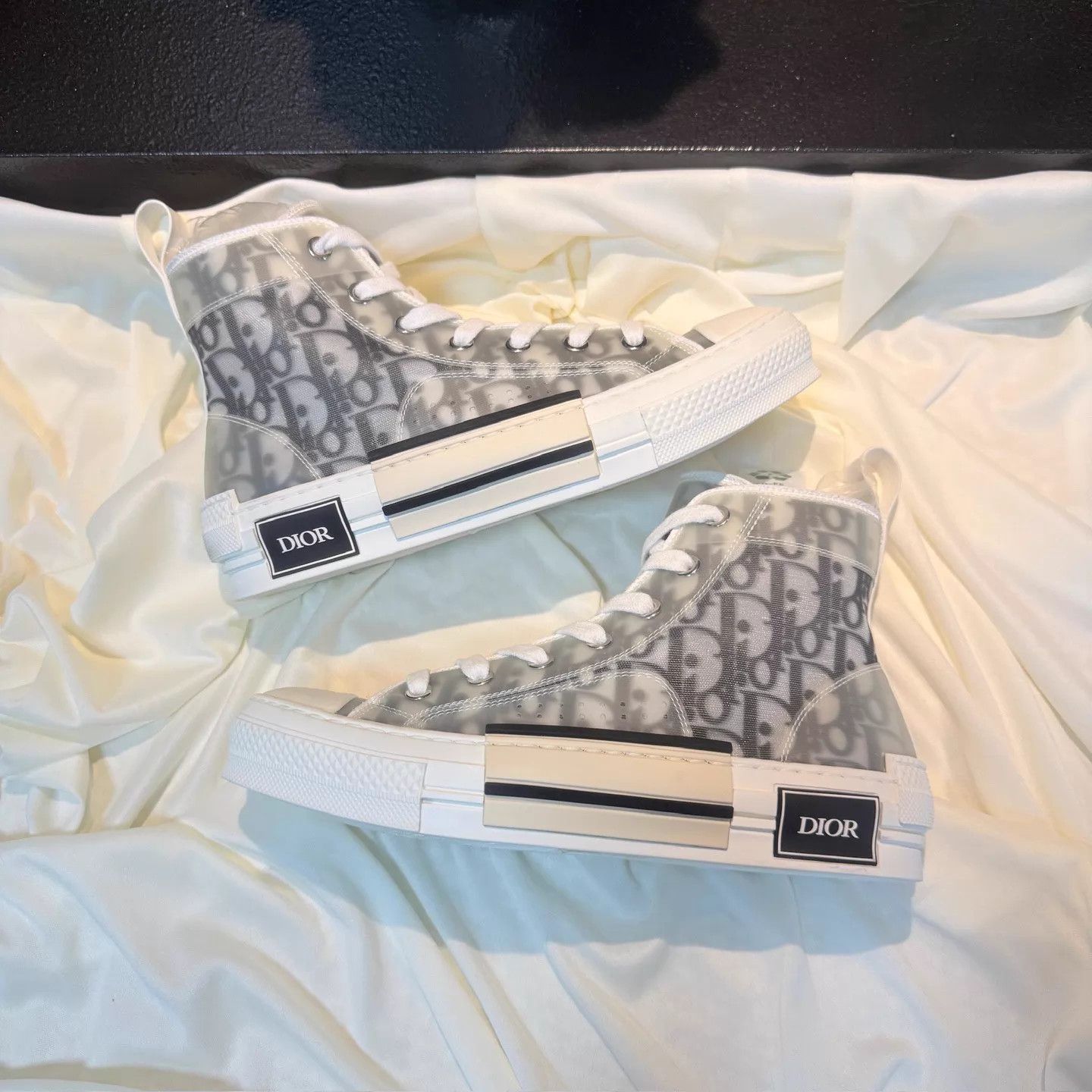 Dior Dior B27 Black & White DR Print Sneakers 37 99 New Size US 6.5 / IT 36.5 - 5 Thumbnail