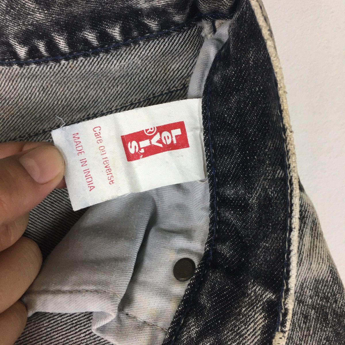 Levi's Vintage Levi’s 530 Bleach Black Flare Size US 34 / EU 50 - 11 Thumbnail