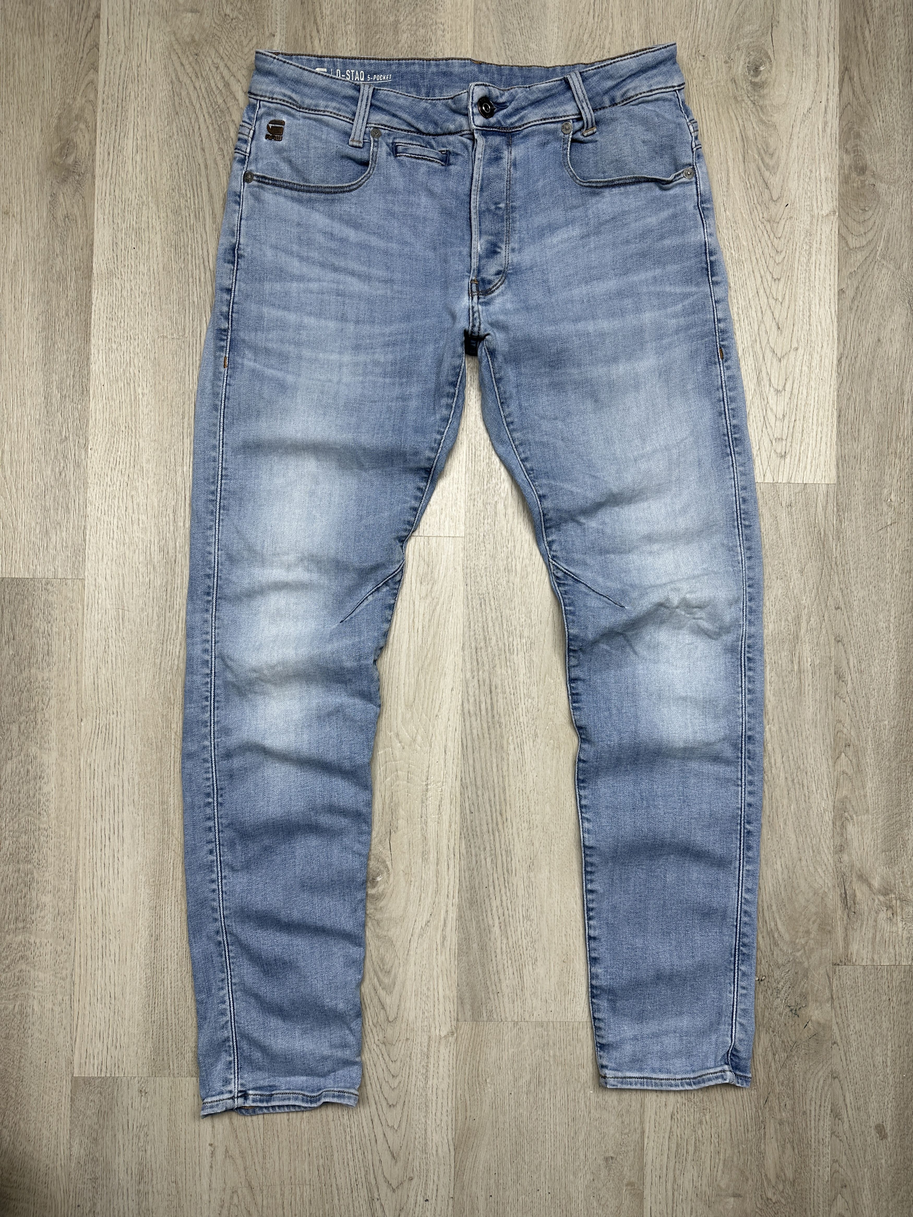 G-Star G Star Raw Vintage Mens D-Staq Slim Denim Pants Jeans Size US 33 - 1 Thumbnail