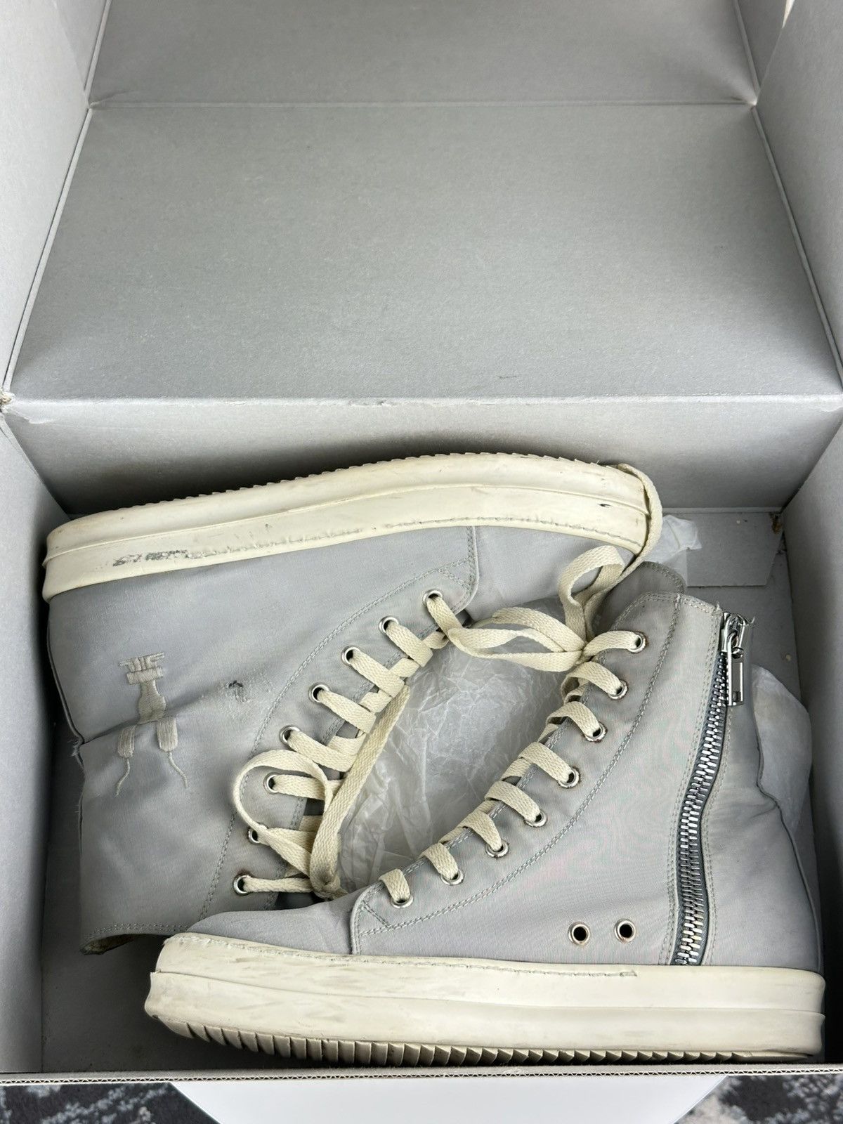 Rick Owens Rick Owens Vegan Sneaks 40 Menswear Avantgarde Designer Size US 8 / EU 41 - 15 Thumbnail