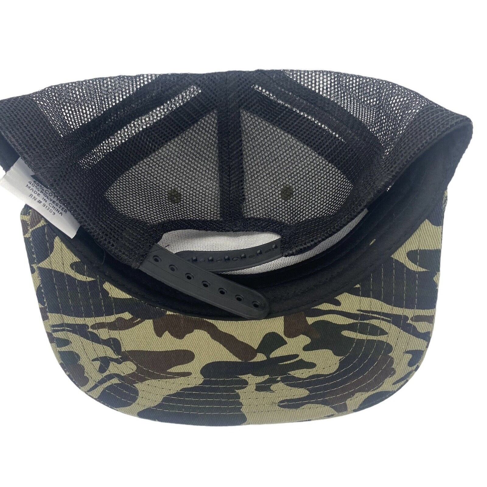 The Unbranded Brand Disc Golf TARGET BASKET CAMO Hat Trucker Cap Snap Back Size ONE SIZE - 4 Thumbnail