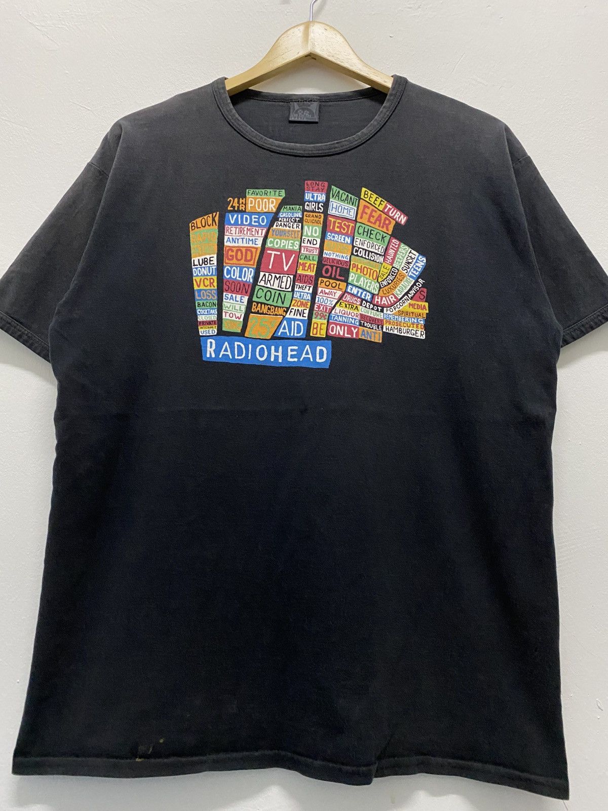 Band Tees Vintage Radiohead Hail to the Thief album Thom Yorke Size US L / EU 52-54 / 3 - 3 Thumbnail