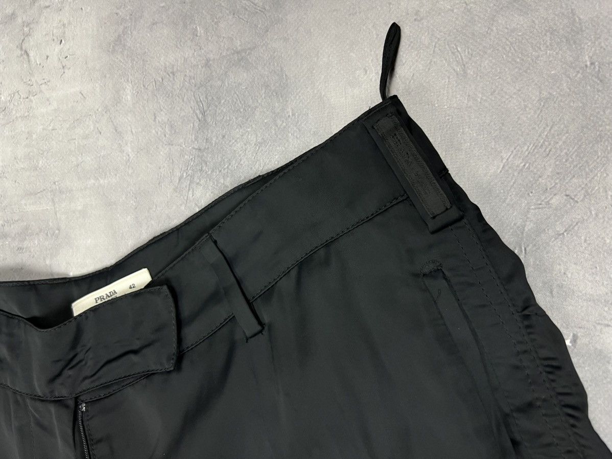 Prada Rare Prada Milano Black Tab Viscose Pants Size 42 Size 28" / US 6 / IT 42 - 11 Thumbnail