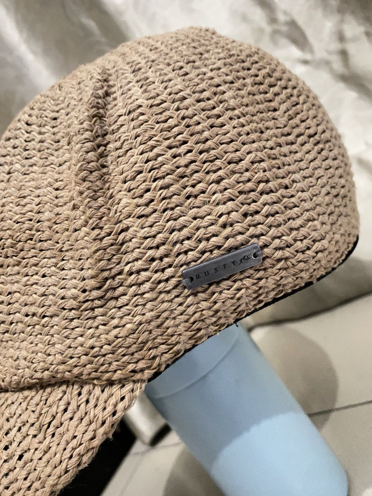 Rusty × Vintage Rusty Straw Newsboy Cap Size ONE SIZE - 3 Thumbnail