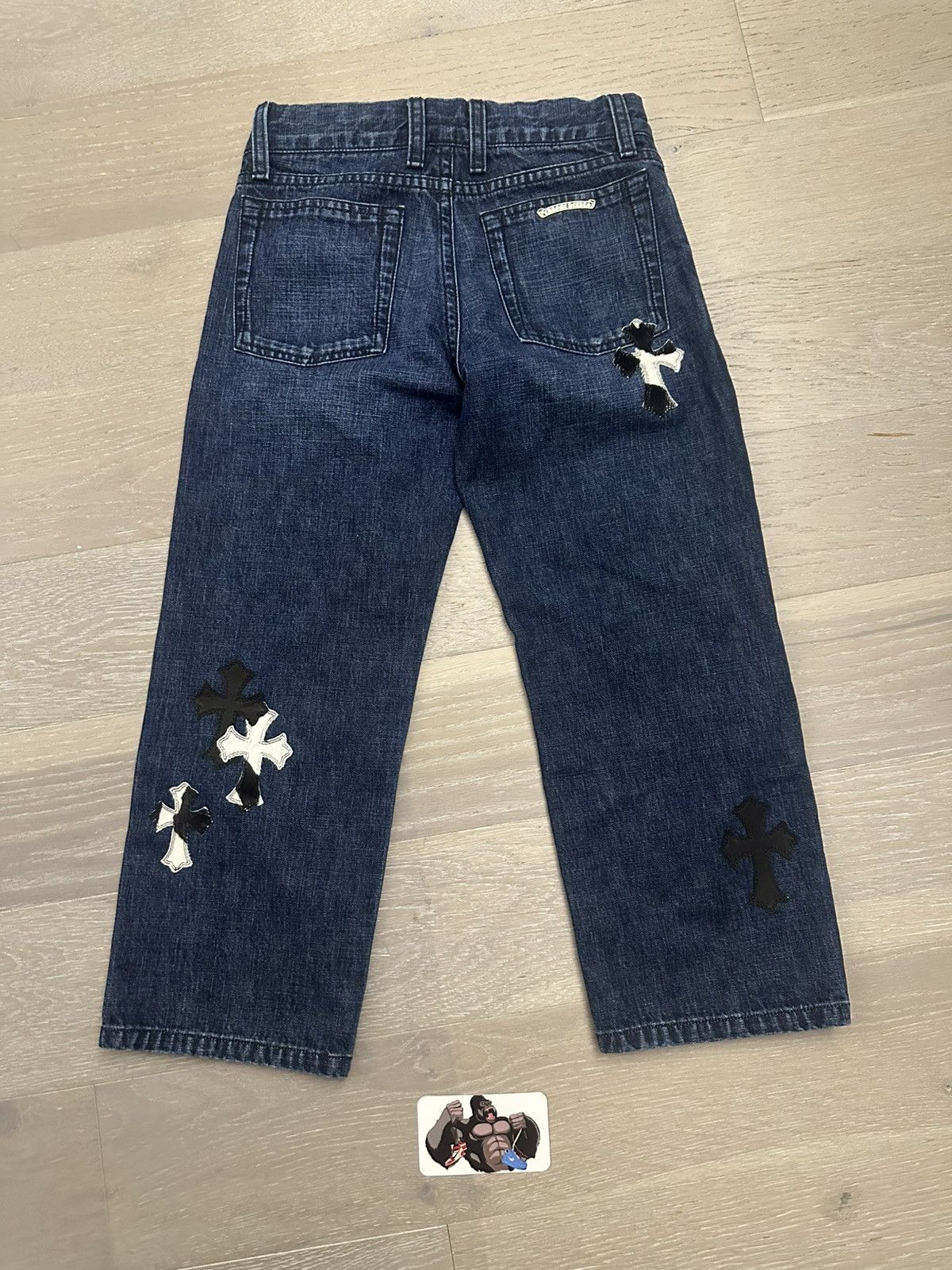 Chrome Hearts Chrome Hearts Child Cross Patch Pants Size US 26 / EU 42 - 3 Thumbnail