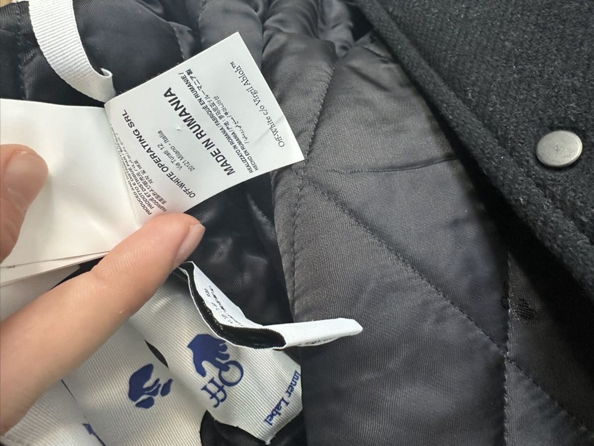Off-White Off White Embroidery Patched Varsity Jacket Size US L / EU 52-54 / 3 - 12 Thumbnail