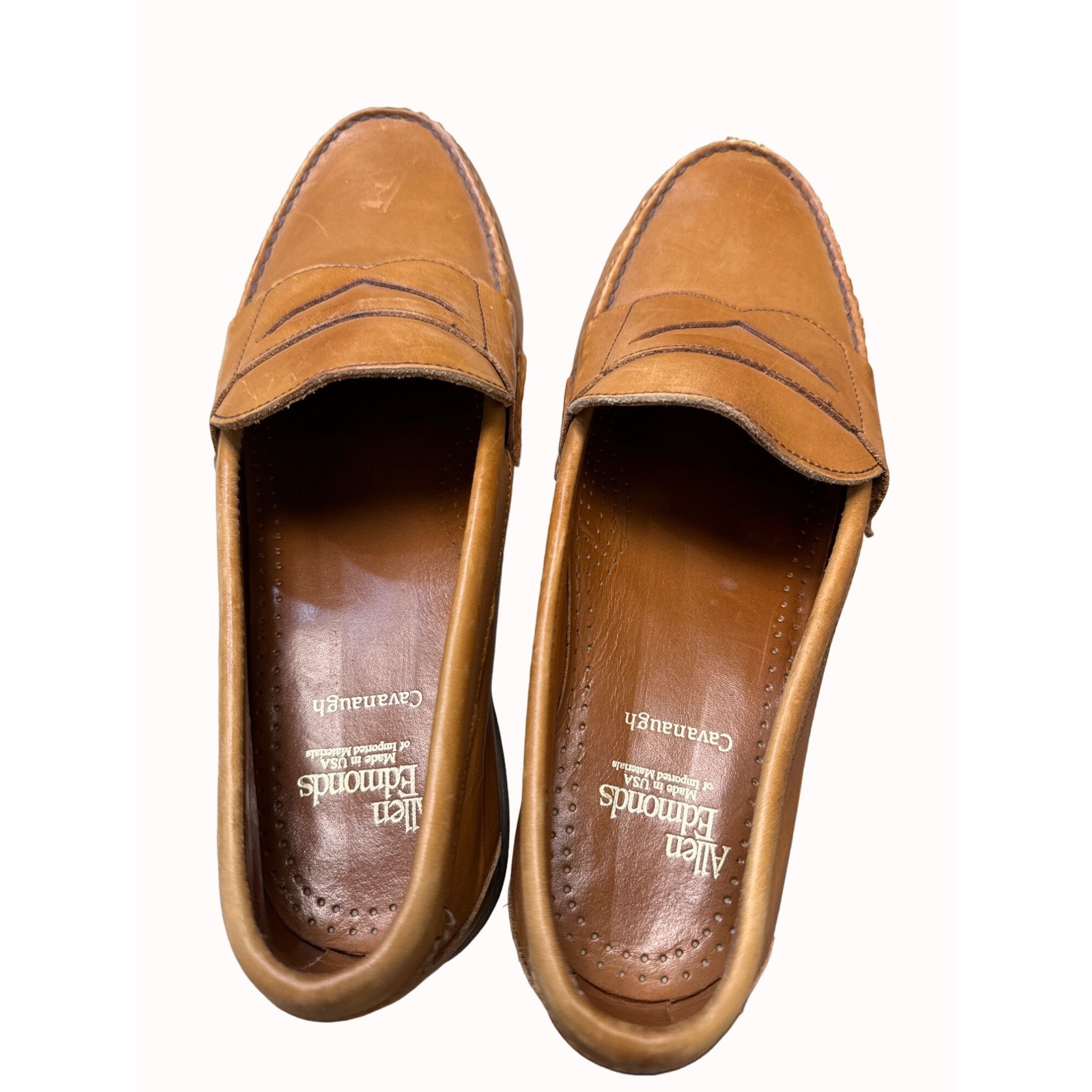 Allen Edmonds Allen Edmonds tan men’s penny Oxford dress shoes 9.5D SKU 44 Size US 9.5 / EU 42-43 - 8 Thumbnail