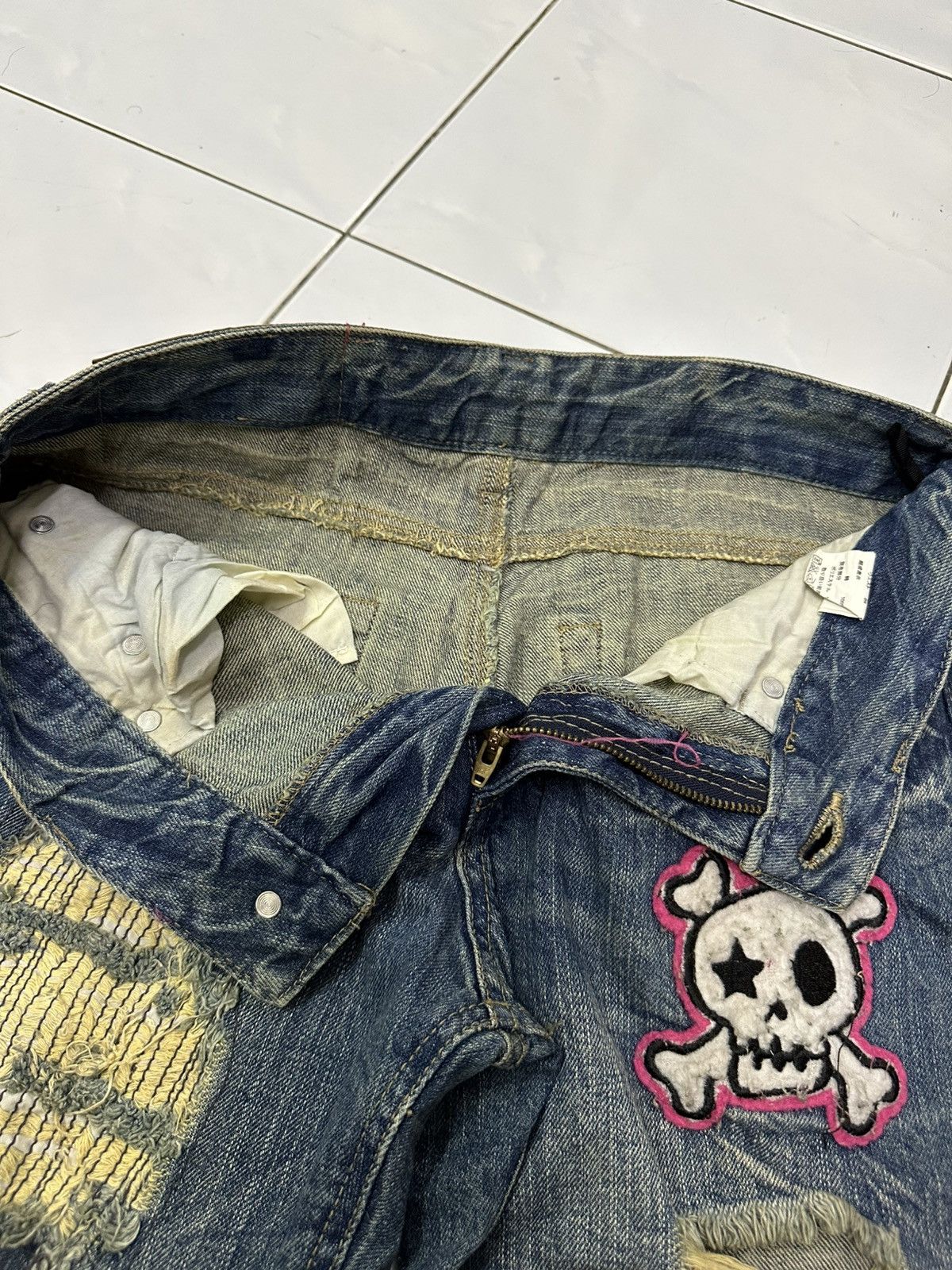 Japanese Brand Vintage BACK & FORTH Punk Style Denim Size US 32 / EU 48 - 10 Thumbnail