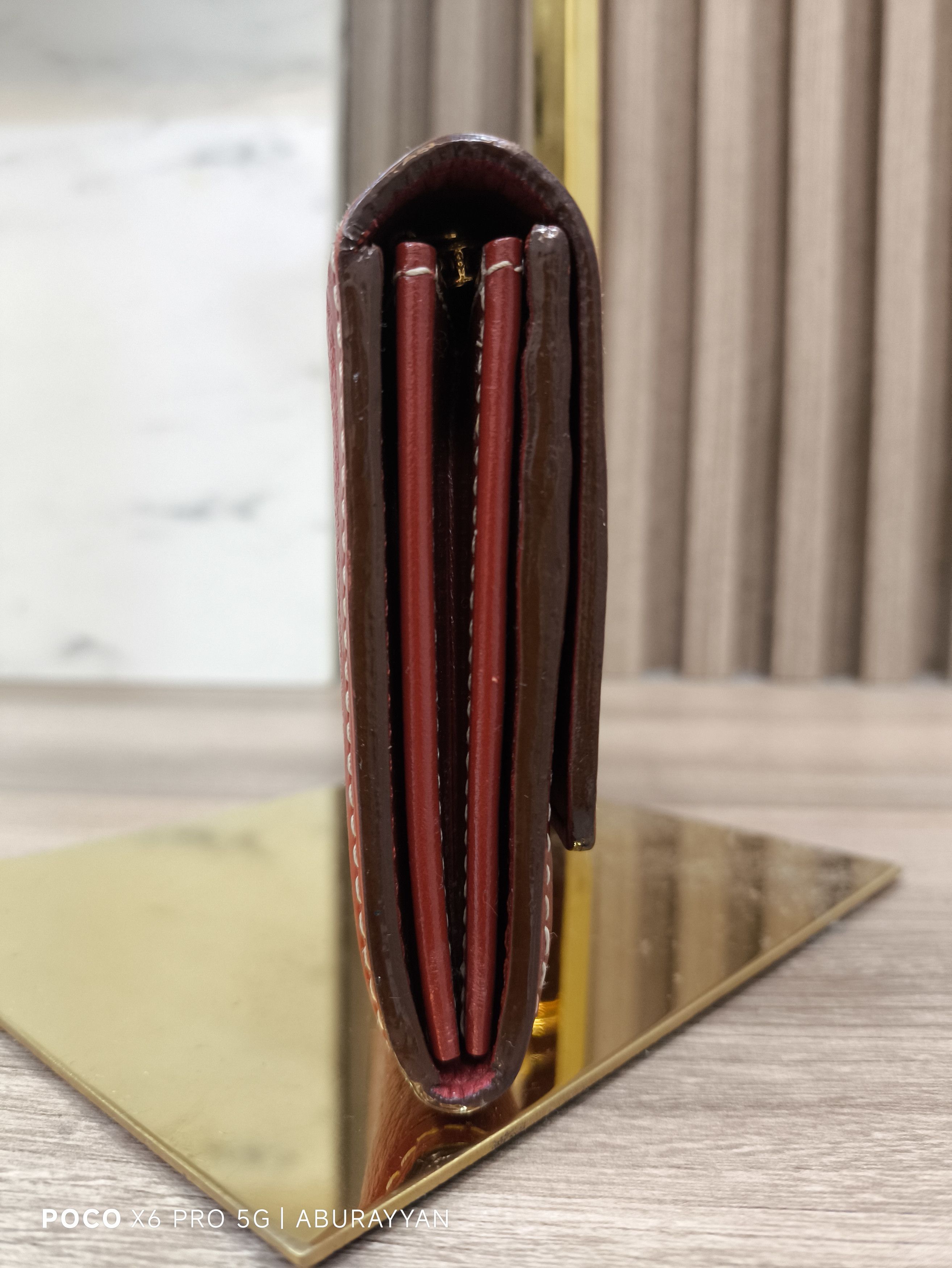 Louis Vuitton Louis Vuitton Suhali Zippered Long Wallet in Tanami Red Size ONE SIZE - 3 Thumbnail
