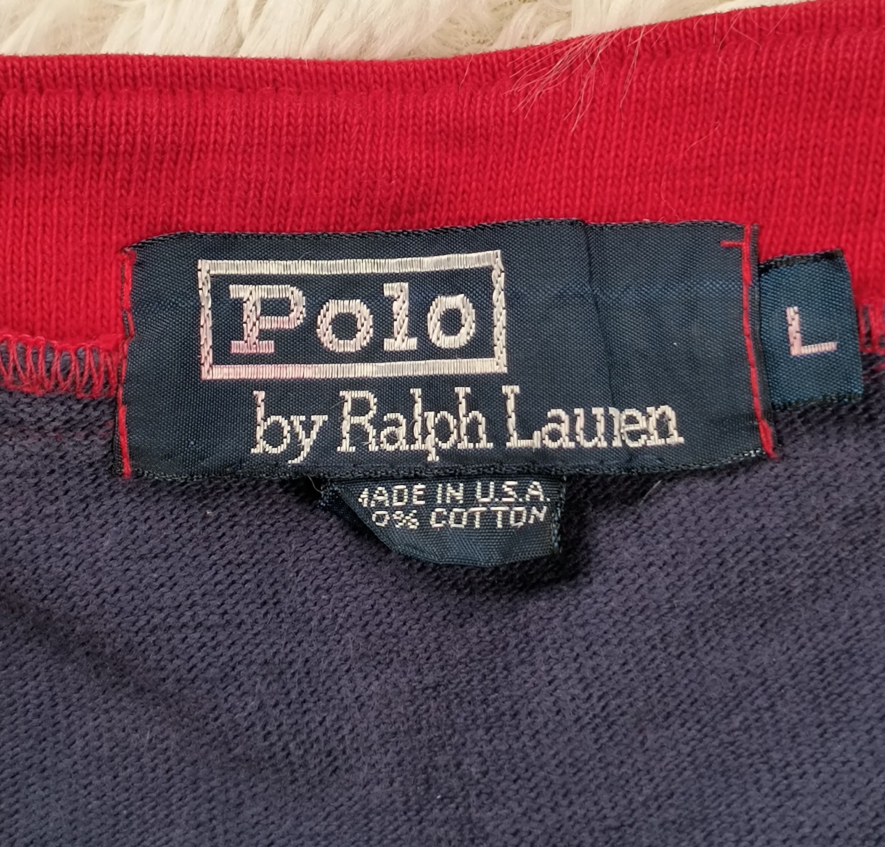 Polo Ralph Lauren Vintage Polo Ralph Lauren crest rugby henley LS 90s tee Size US L / EU 52-54 / 3 - 5 Thumbnail
