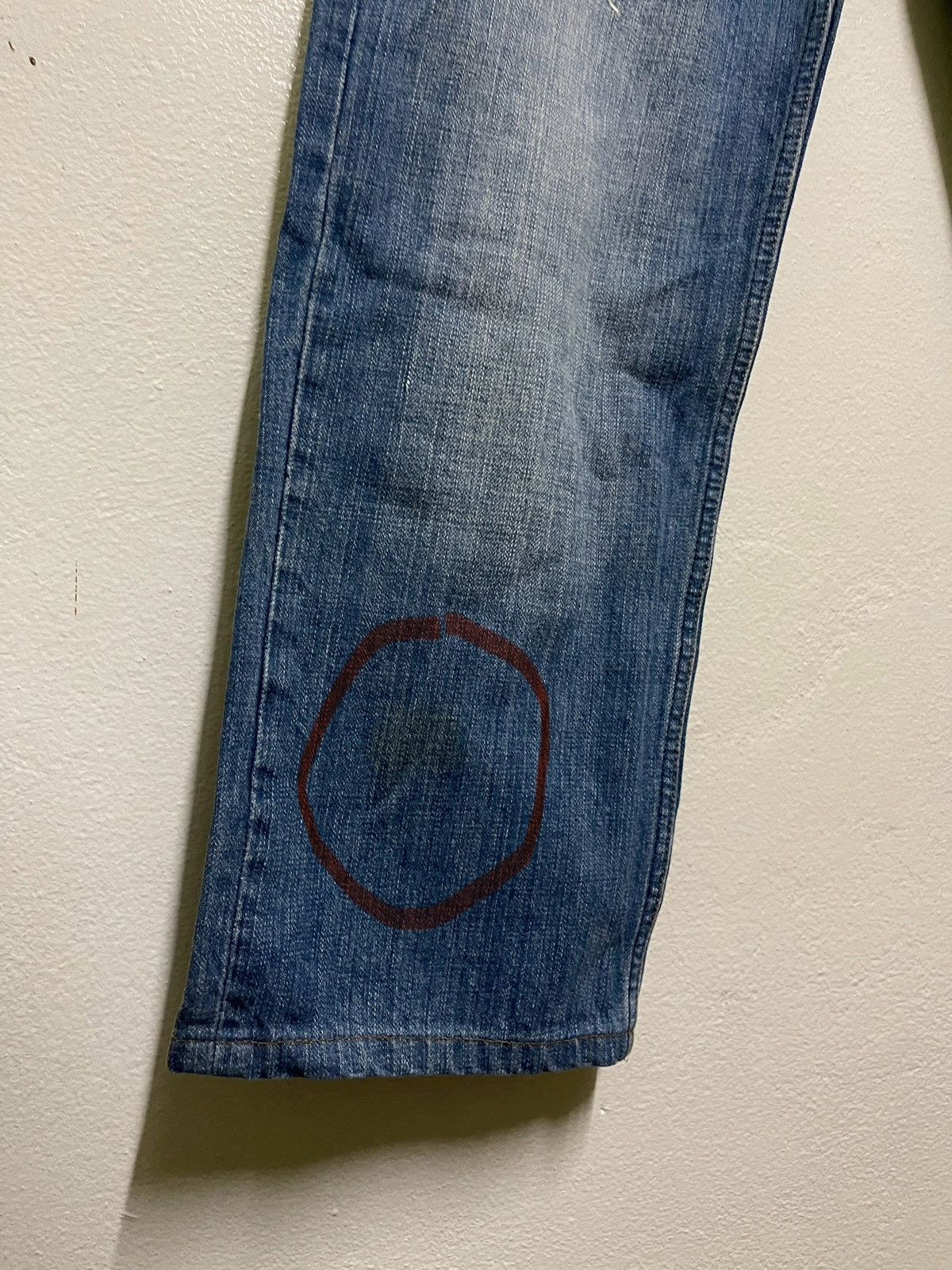 Japanese Brand Karakuri Tamashi Koi Fish Motive Embroidery Jeans Size US 30 / EU 46 - 4 Thumbnail