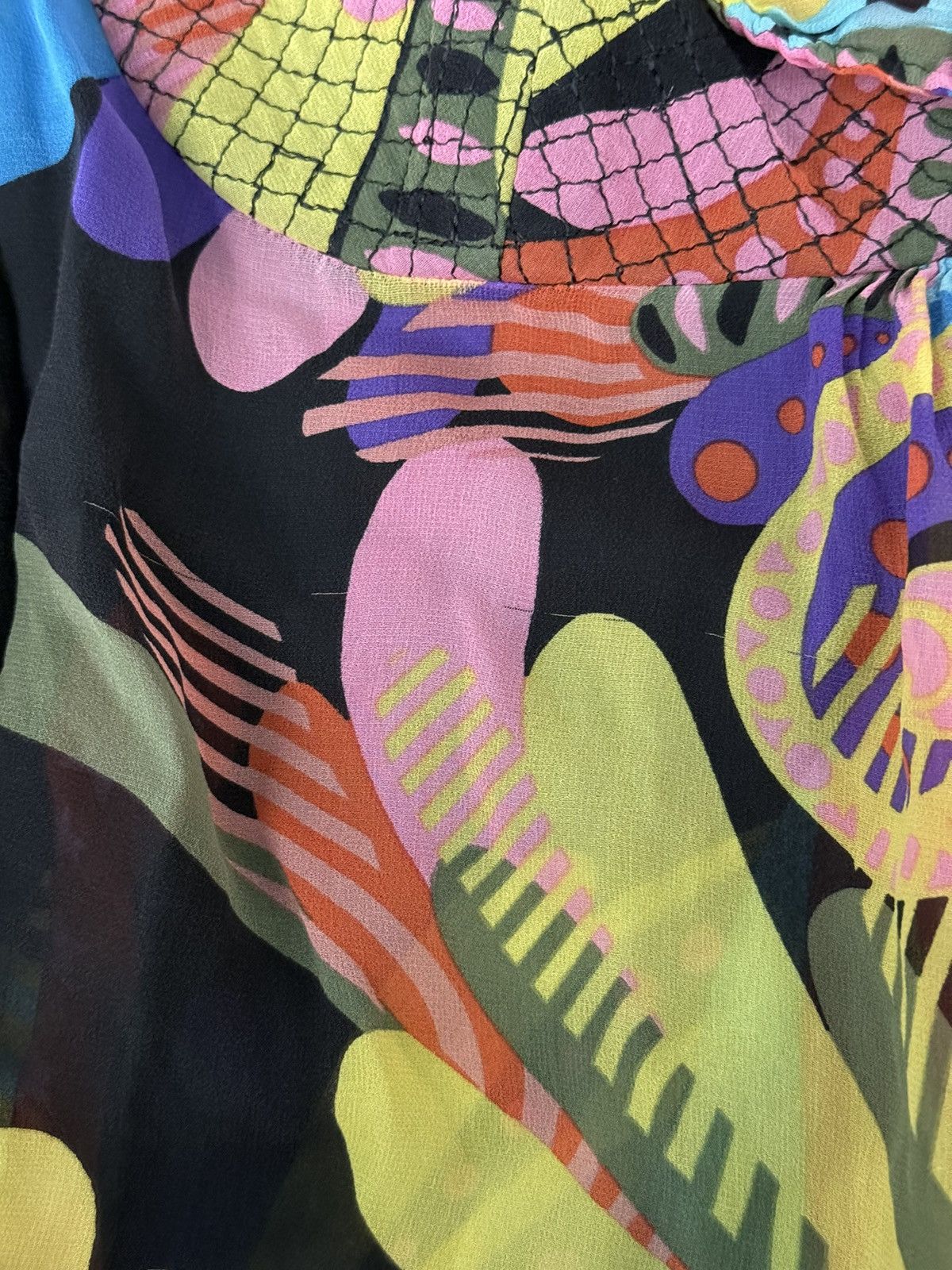 Versace Gianni Versace F/W 2002 Runway archive silk blouse Size S / US 4 / IT 40 - 6 Thumbnail
