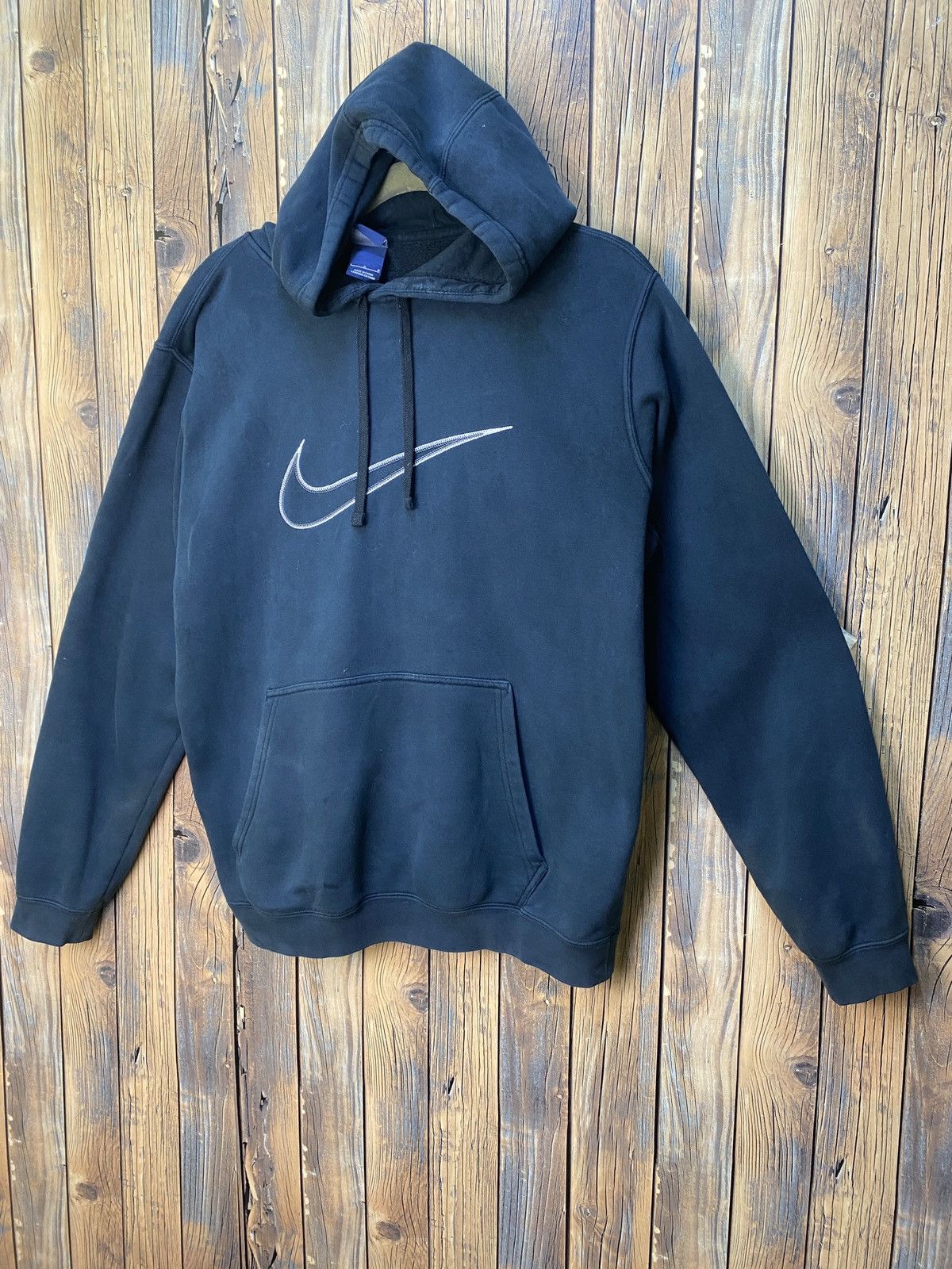 Nike × Sports Specialties × Vintage Vintage nike blue tag big swoosh hoodie Size US L / EU 52-54 / 3 - 1 Thumbnail