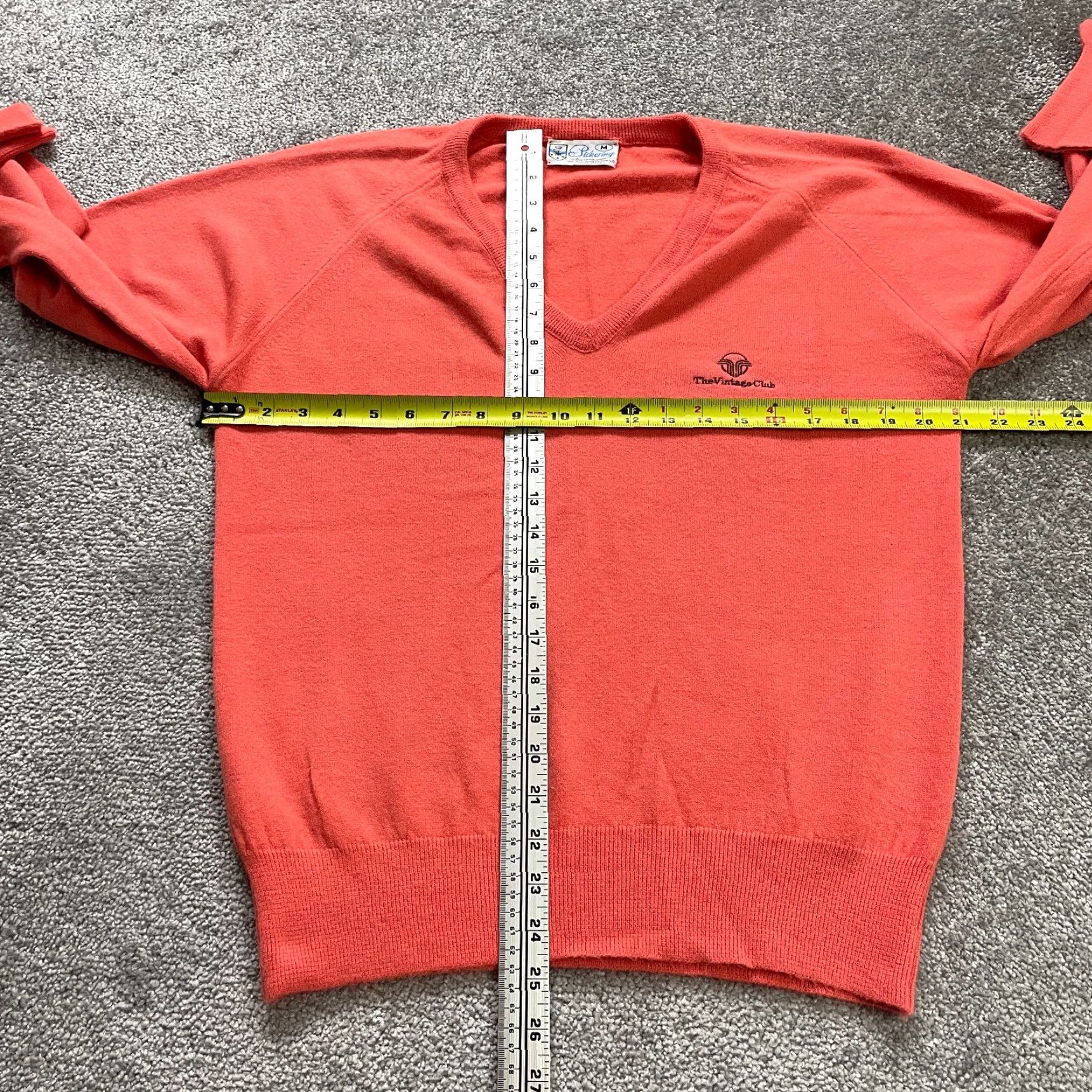 Vintage VINTAGE Pickering Mens Sweater Pullover Knit Casual Fall Winter Spring Summer Long Sleeve Orange M Size US M / EU 48-50 / 2 - 7 Thumbnail