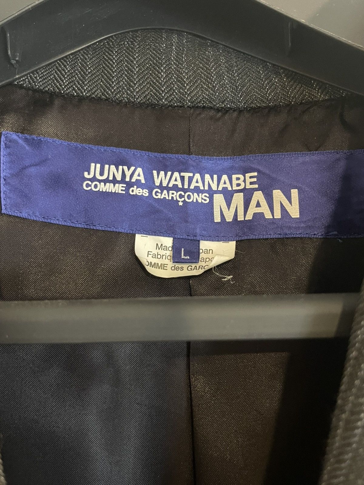 Comme des Garcons × Junya Watanabe JUNYA WANTANABE X CDG MONO FLORAL BLAZER Size 40R - 3 Thumbnail