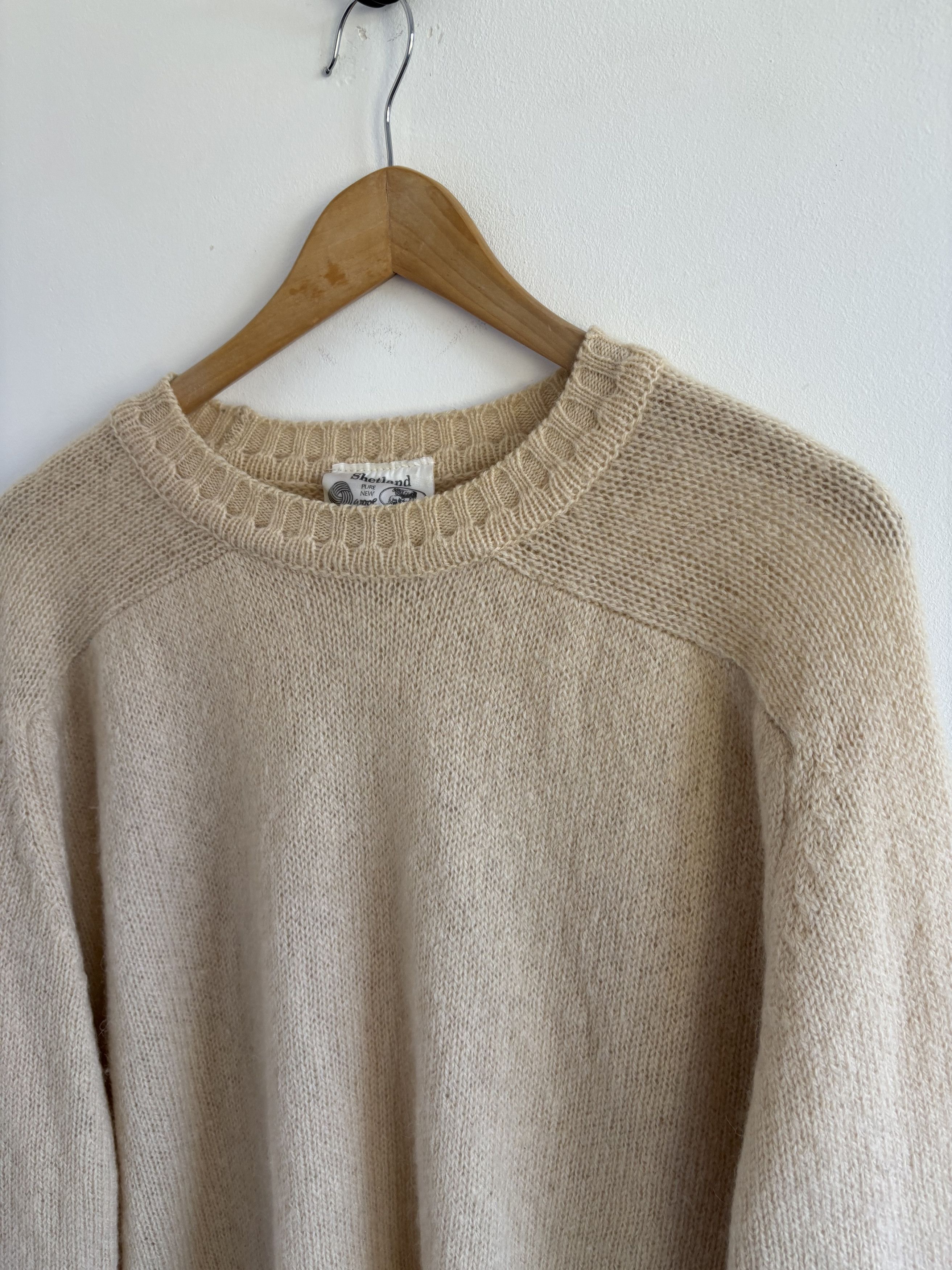 Vintage Vintage Shetland Pure Wool Classic Knitted Sweater Size US L / EU 52-54 / 3 - 5 Thumbnail