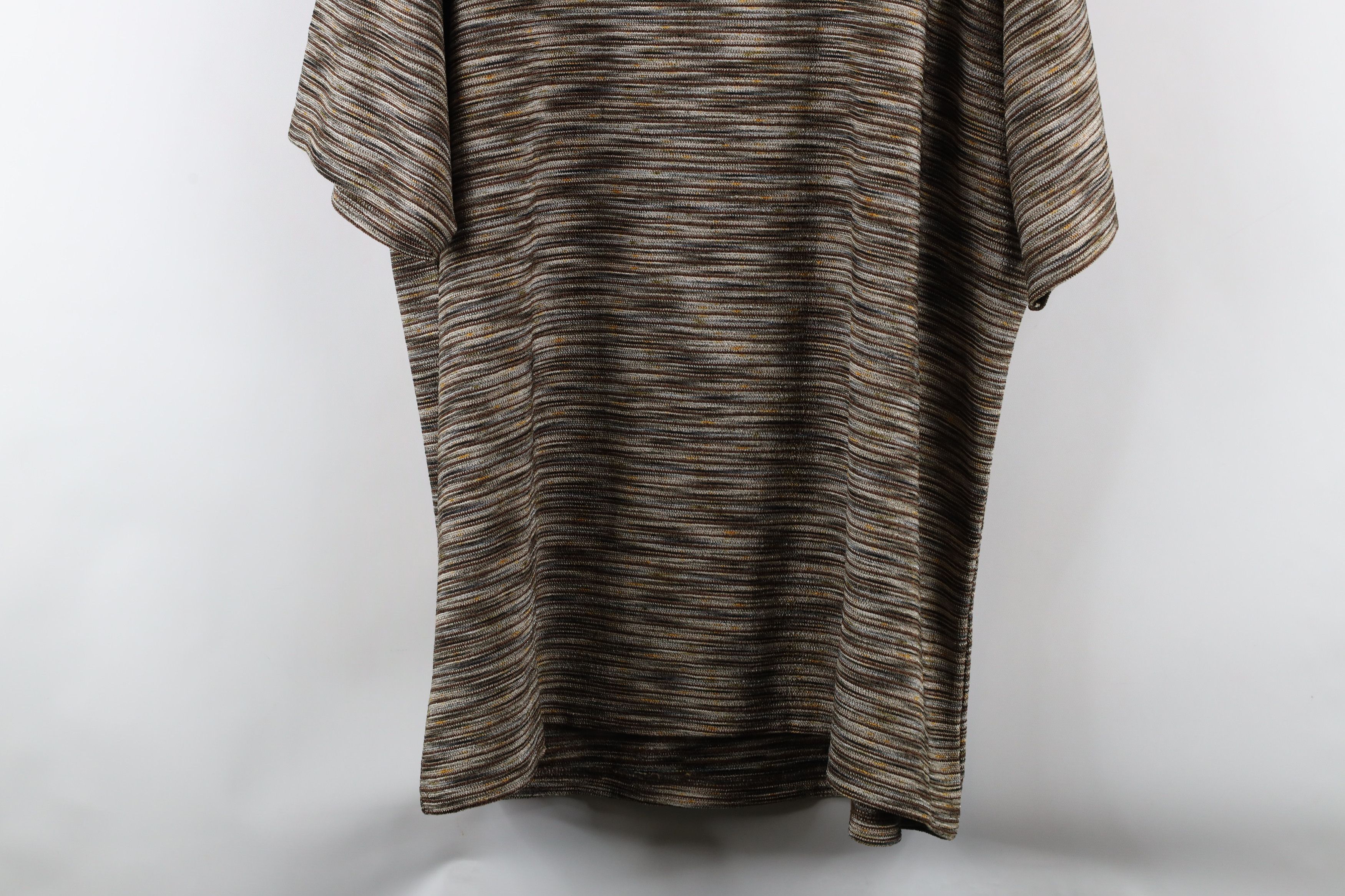 Vintage Vintage 90s Coogi Style Rainbow Knit Short Sleeve T-Shirt Size US XXL / EU 58 / 5 - 9 Thumbnail