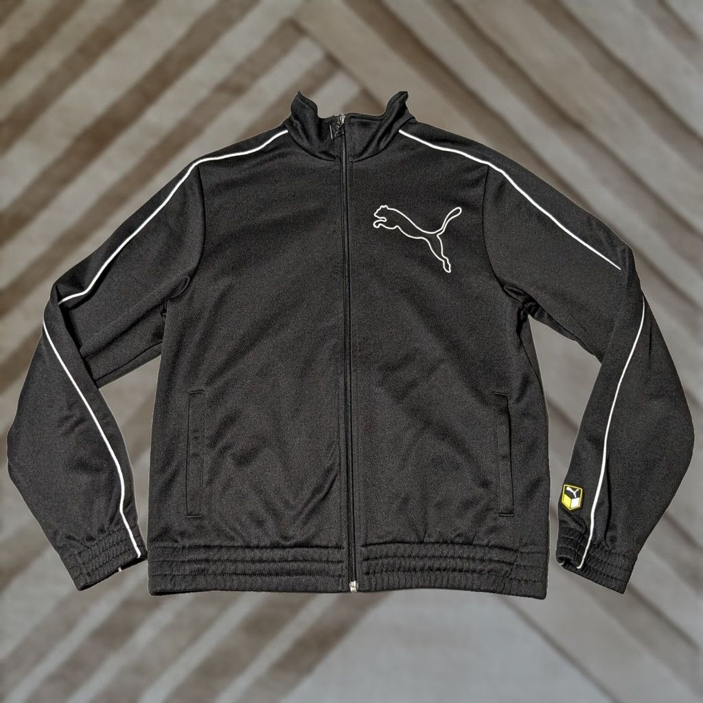 Puma PUMA PREMIUM PERFORMANCE Men Small Cotton Blend Black Track Jacket Size US S / EU 44-46 / 1 - 1 Thumbnail