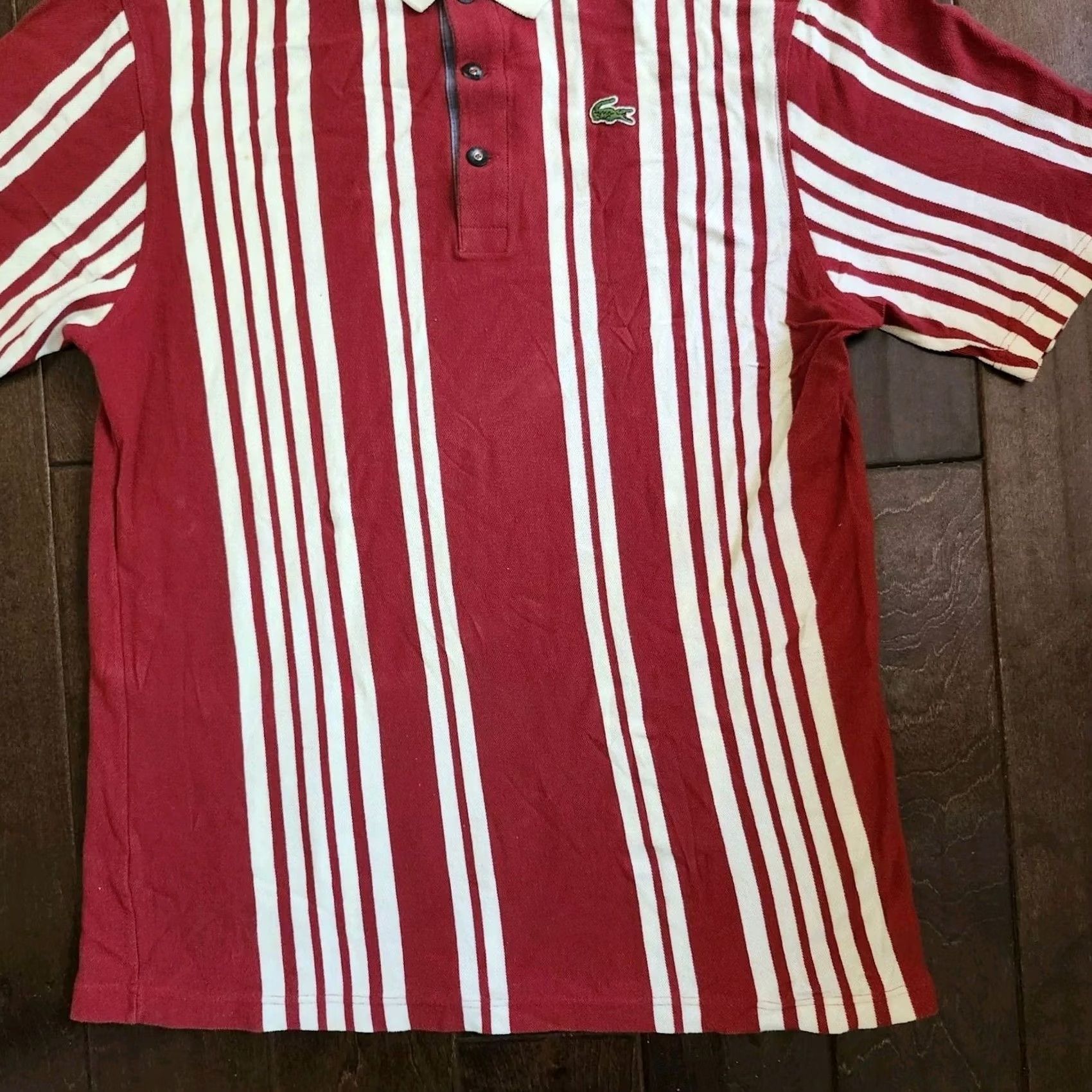 Lacoste Lacoste Polo Shirt Mens Striped Short Sleeve Collared Multicolor 6 Regular Size XS? Size US S / EU 44-46 / 1 - 2 Thumbnail