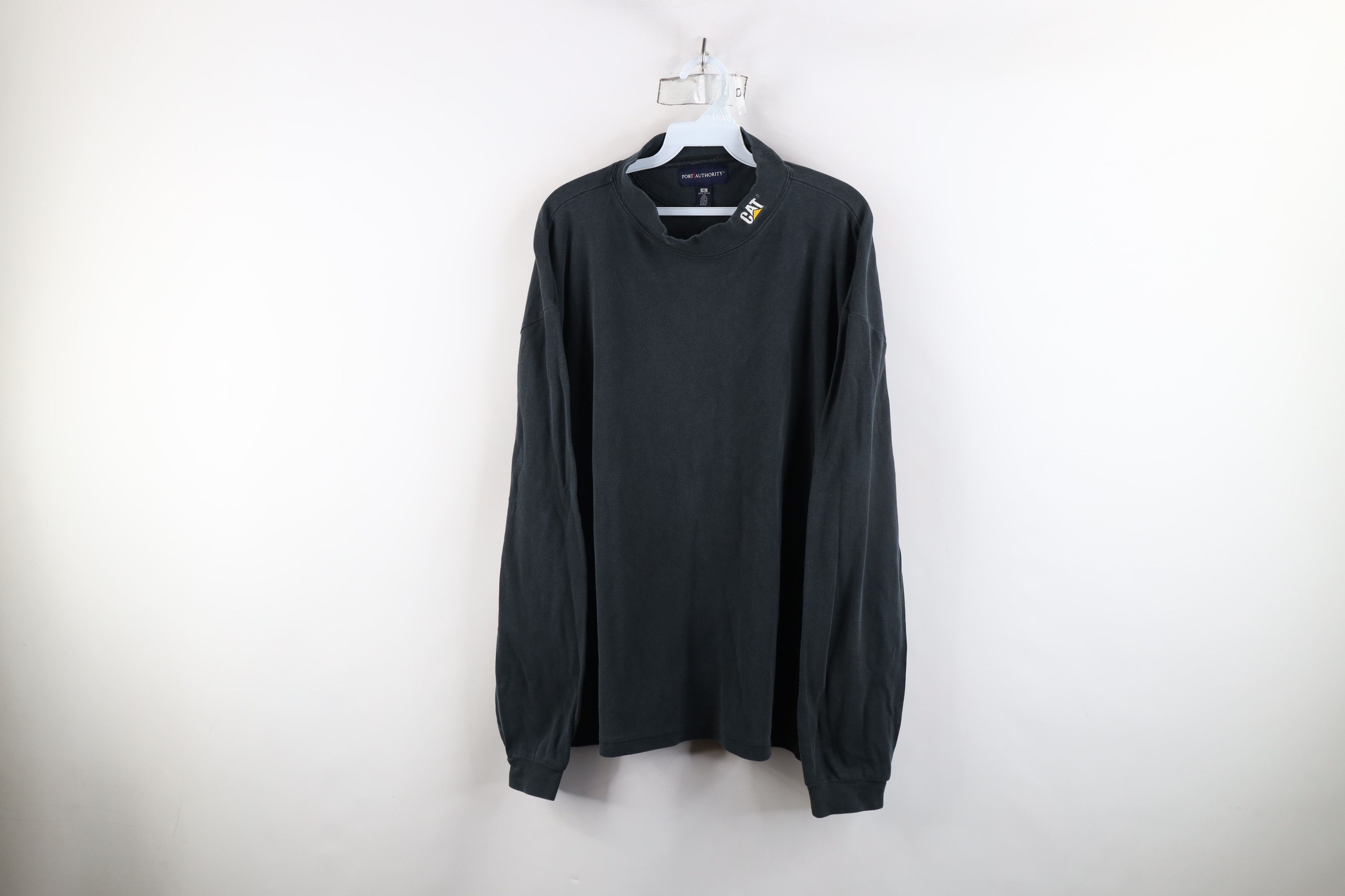 Vintage Vintage 90s Cat Caterpillar Mock Neck Long Sleeve T-Shirt Size US XL / EU 56 / 4 - 1 Thumbnail