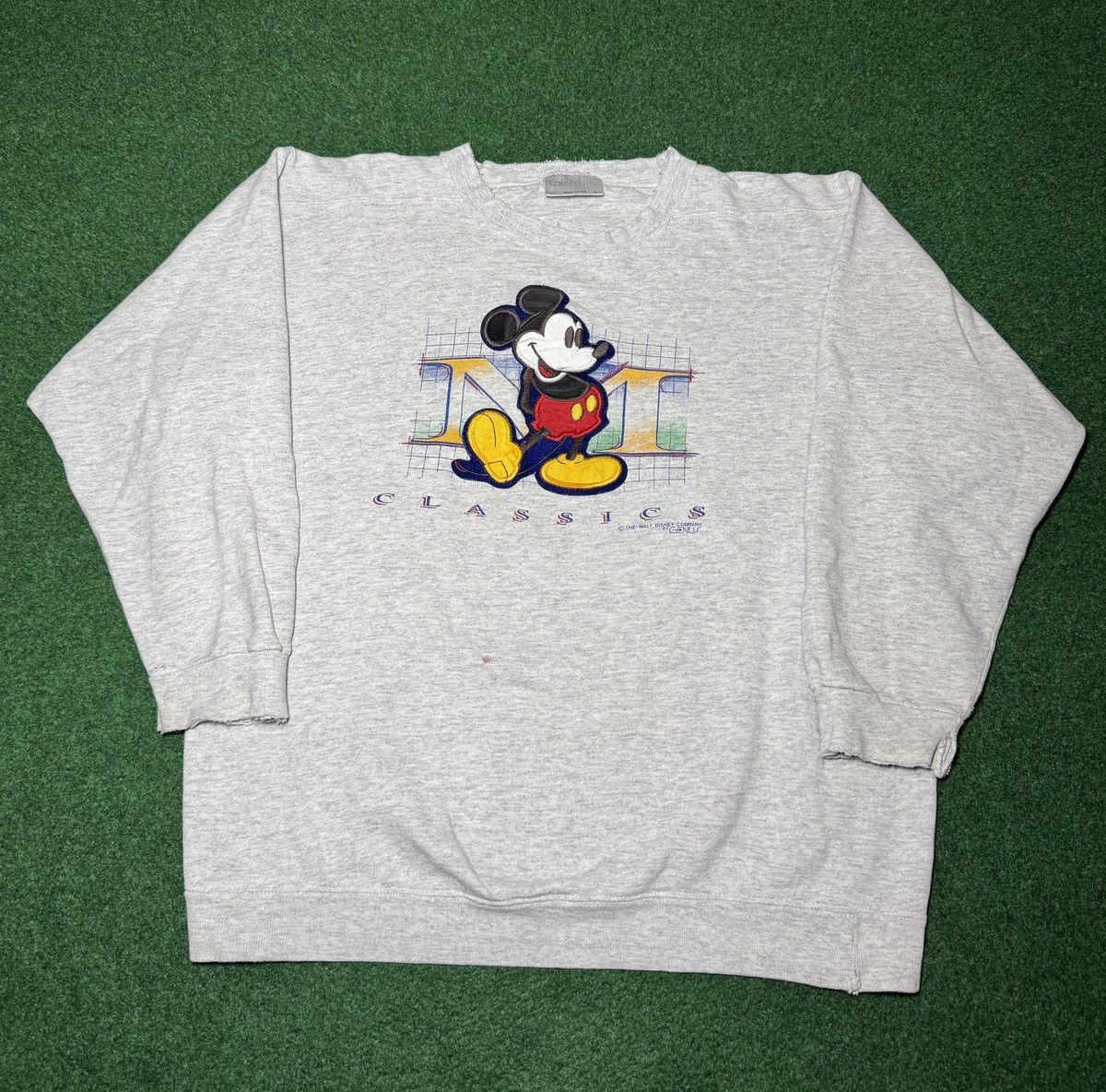 Disney Vintage 90s Disney Mickey Mouse Walt Disney Lrg Sweatshirt Size US L / EU 52-54 / 3 - 1 Thumbnail