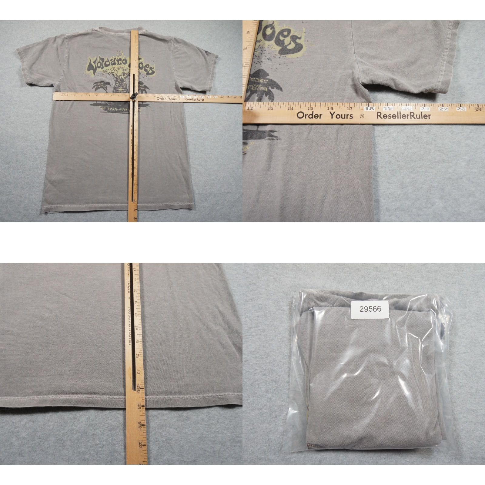 Vintage Crazy Shirts Hawaiian T-Shirt for Men, Size Small, Gray, Casual Tee Size US S / EU 44-46 / 1 - 8 Thumbnail